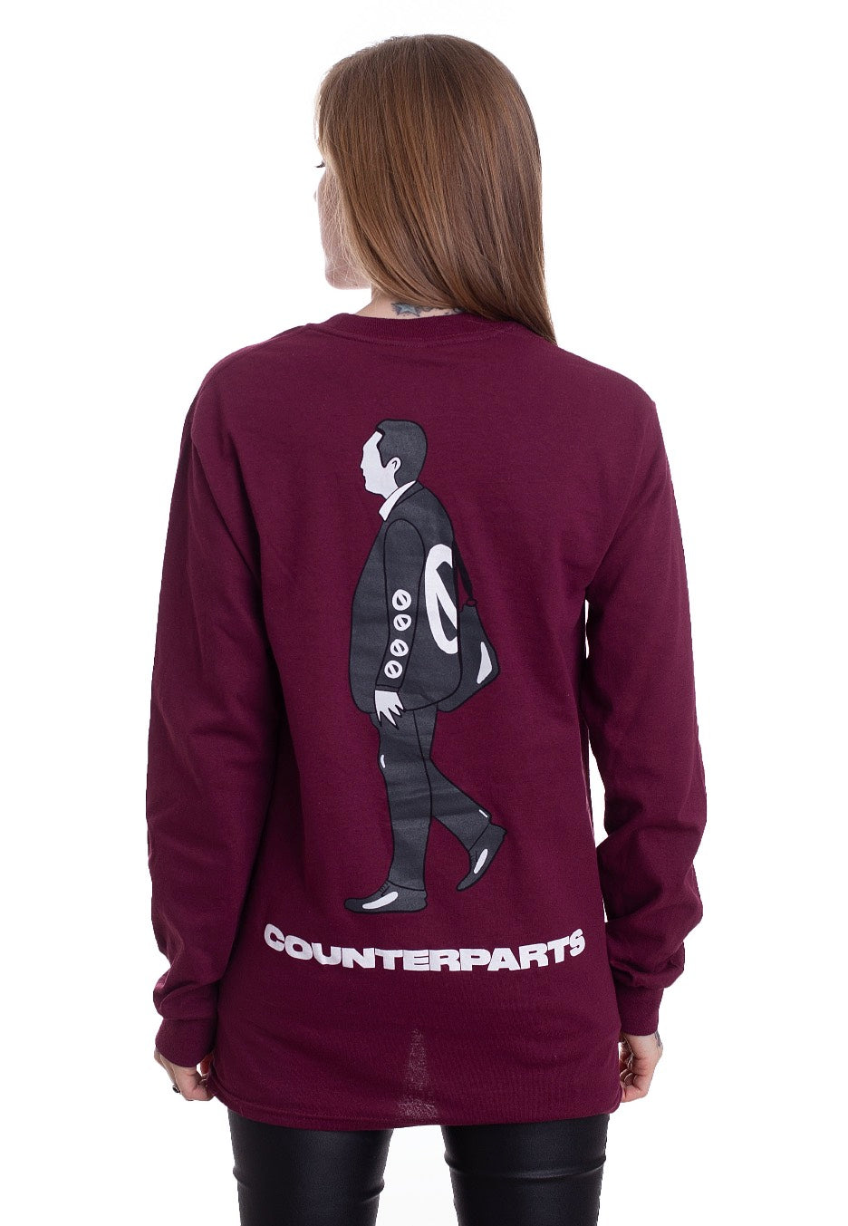 Counterparts - Private Room Maroon - Longsleeve Cheap Sale Huge Surprise