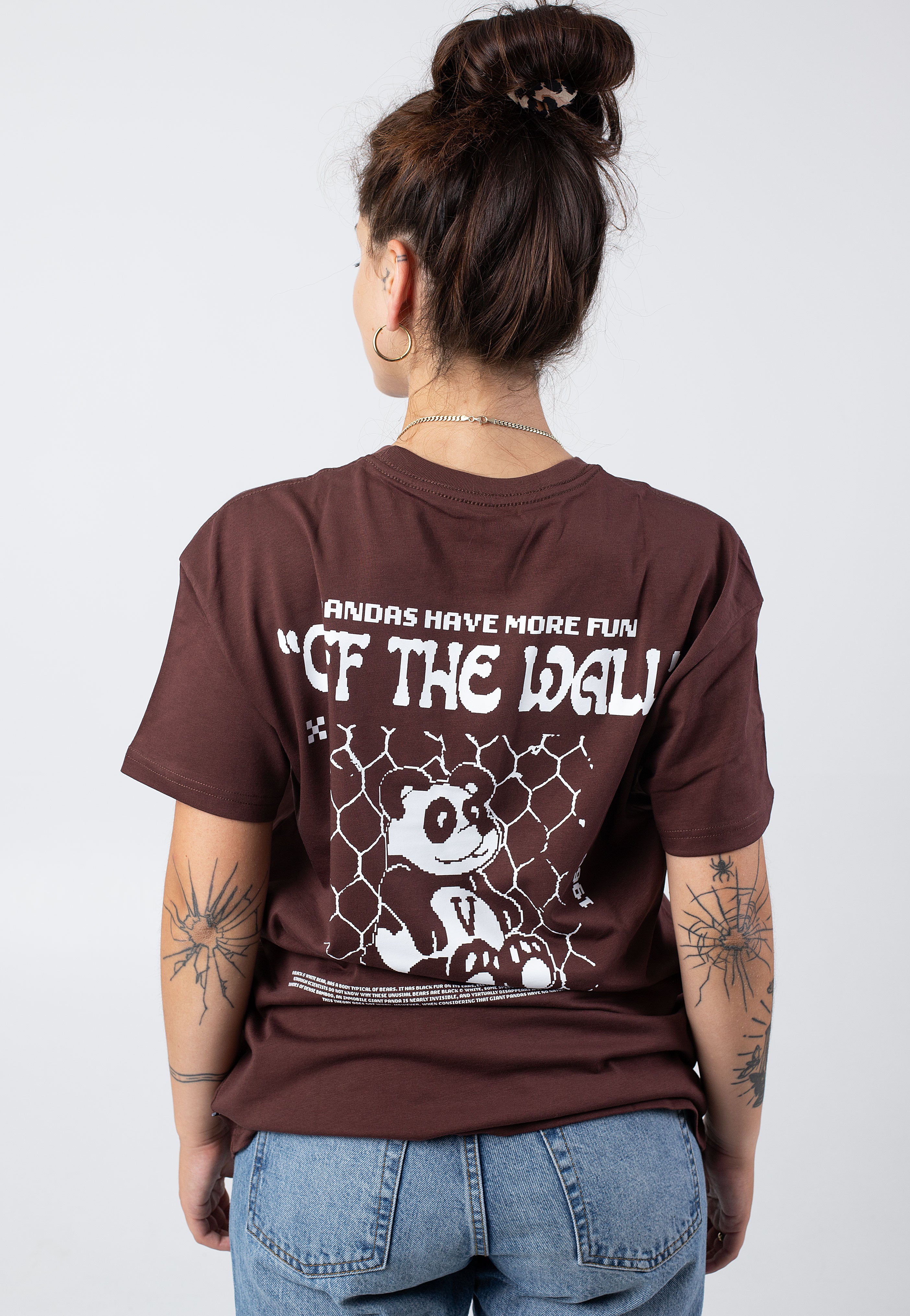 Vans - V Panda Oversized Bitter Chocolate - T-Shirt Sale With Credit Card