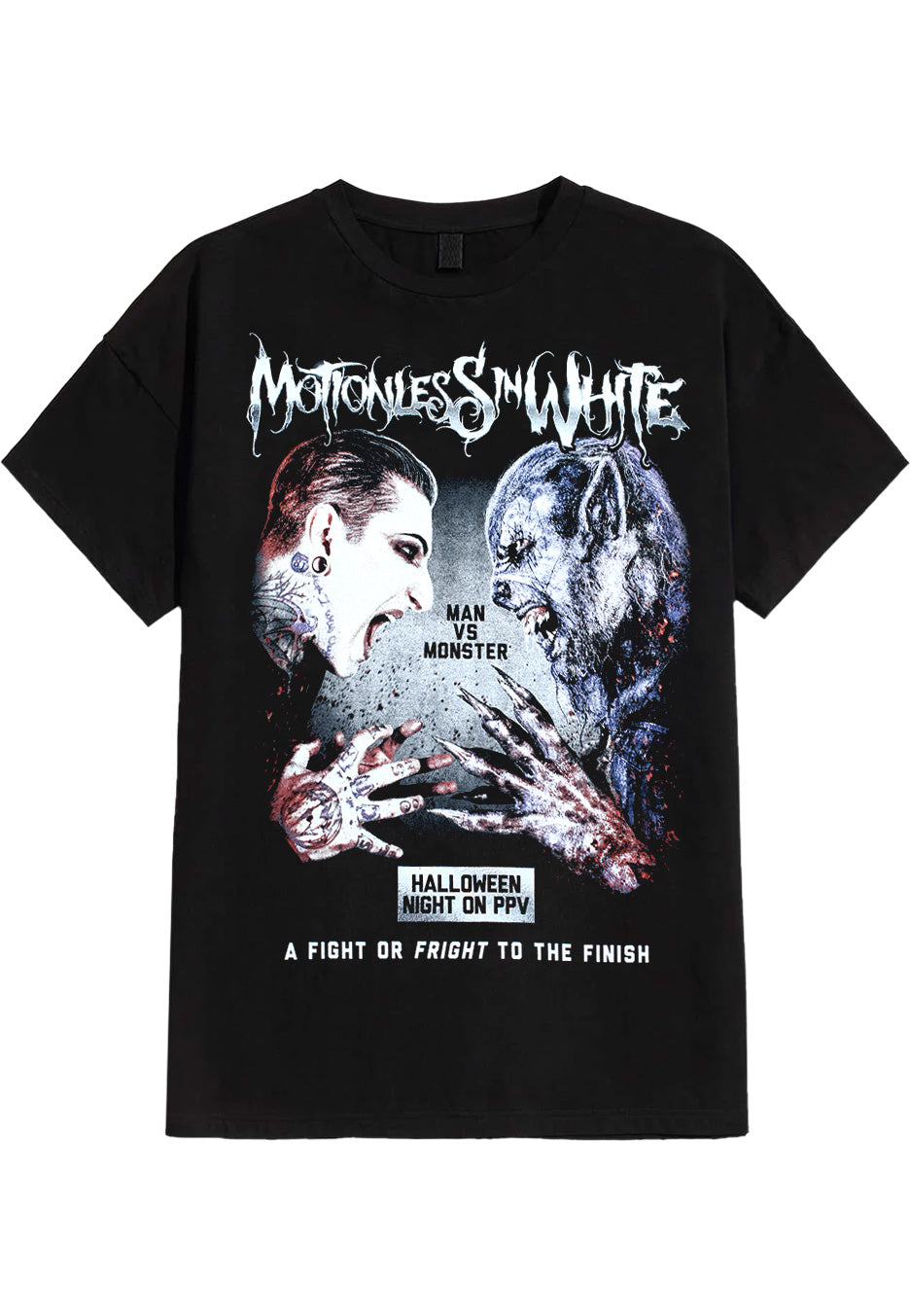 Motionless In White - Man Vs Monster - T-Shirt Inexpensive For Sale