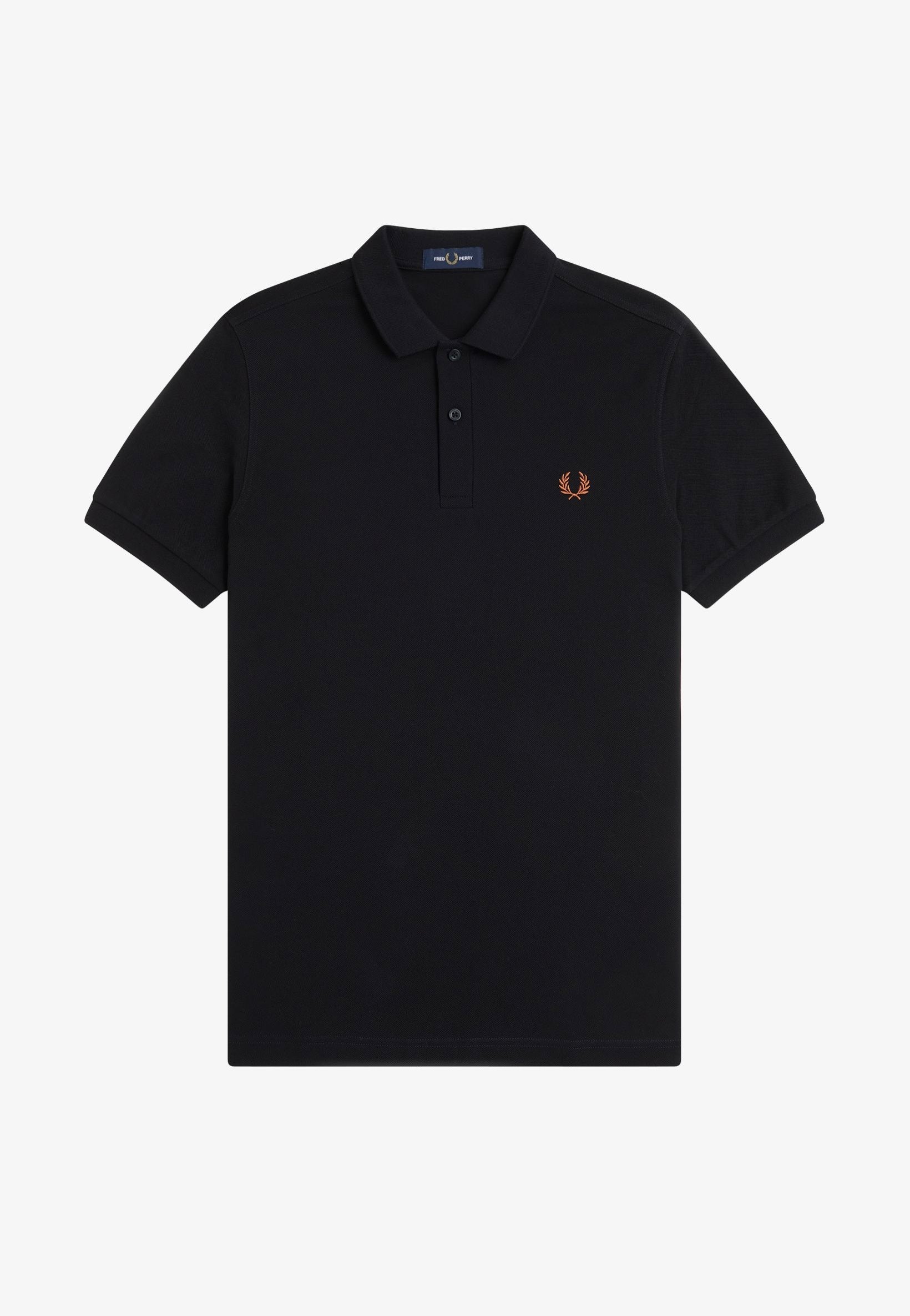 Fred Perry - The Fred Perry Black/Marmalade - Polo Manchester For Sale