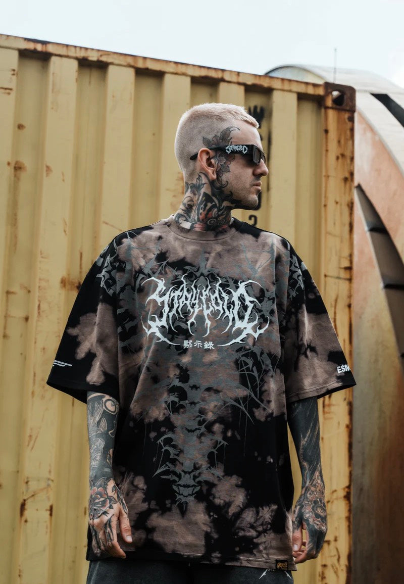 Stay Cold Apparel - Nocturnal Lifelines Bleached - T-Shirt Clearance Genuine