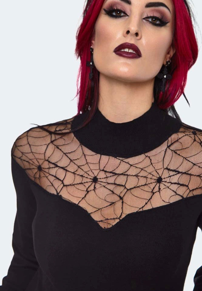 Jawbreaker - Spiderweb Lace Black - Pullover Websites Cheap Pice