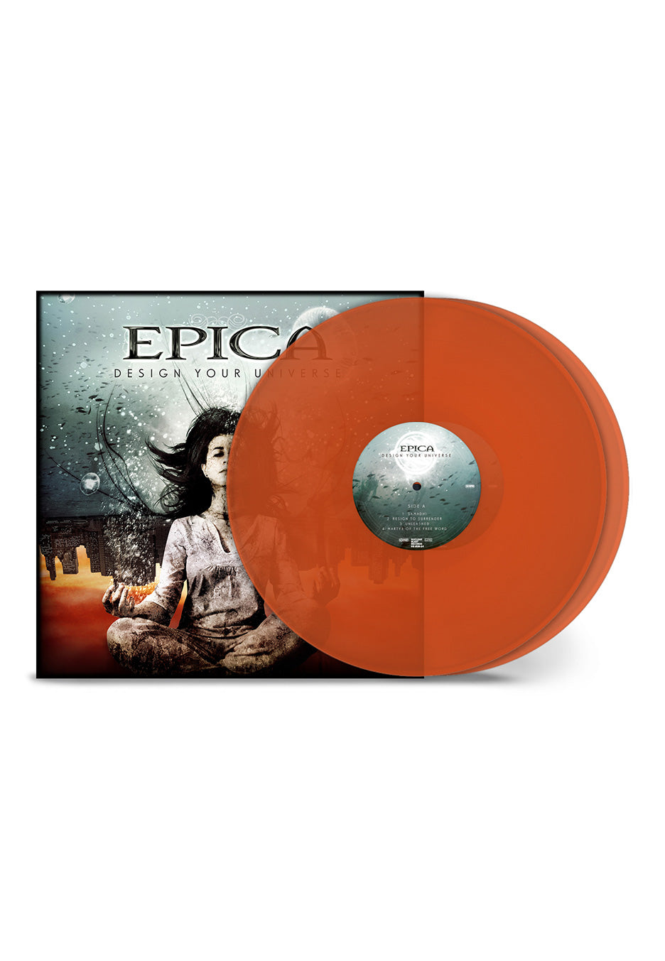 Epica - Design Your Universe Ltd. Transparent Orange - Colored 2 Vinyl Wholesale Pice