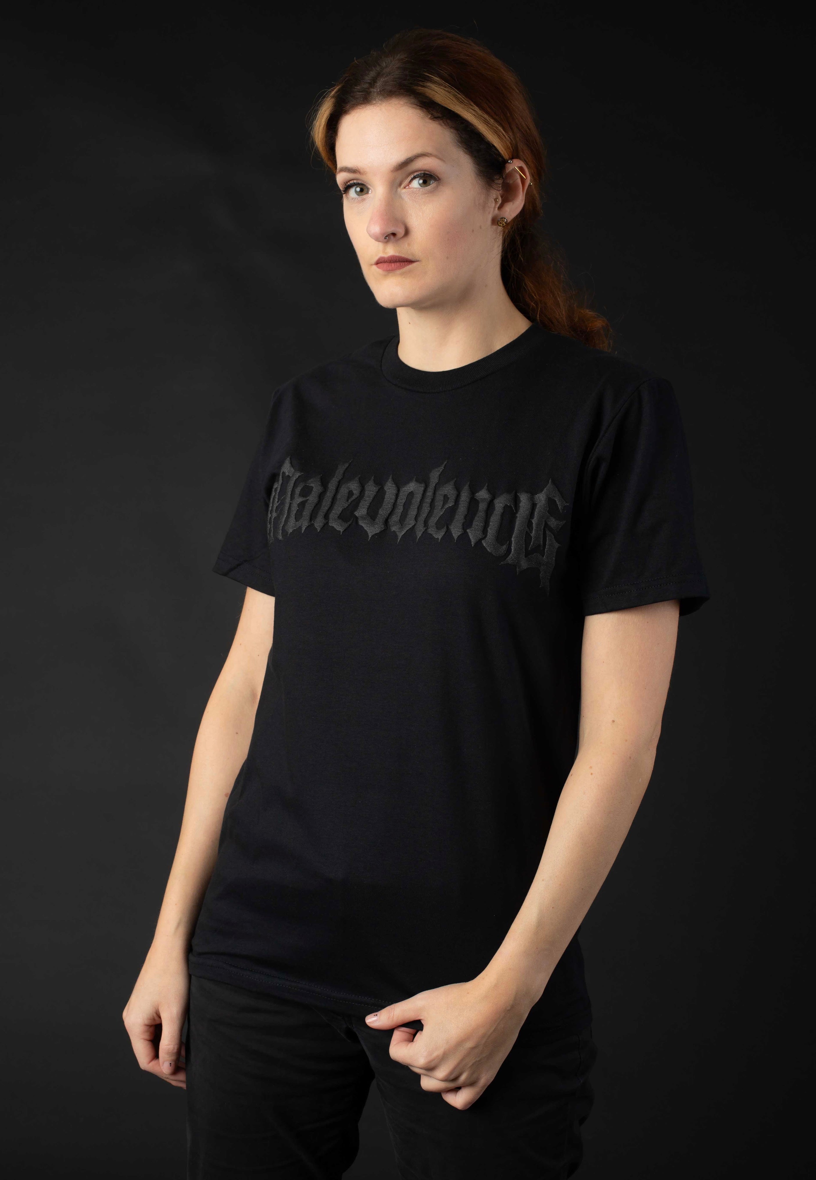 Malevolence - Logo Limited Black On Black - T-Shirt From China