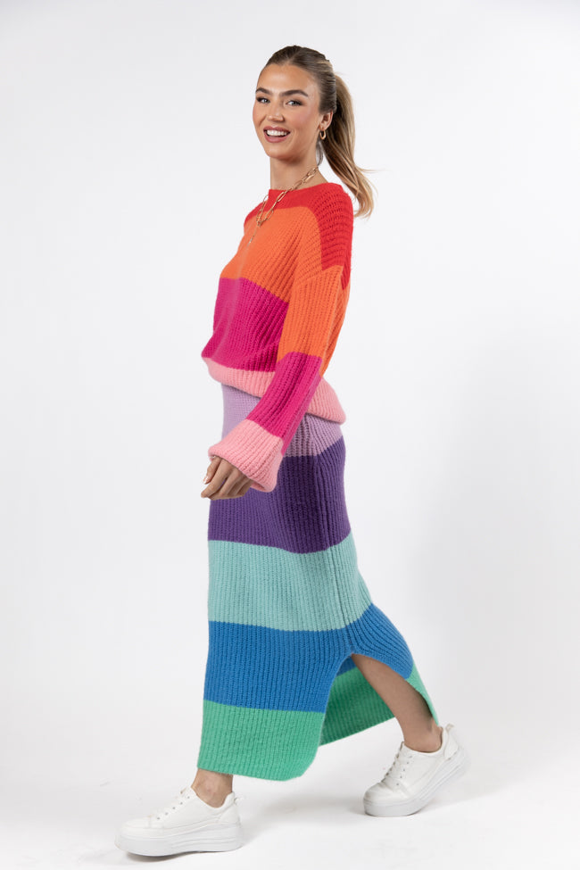 Coming Together Multi Color Striped Skirt FINAL SALE Buy Cheap Perfect