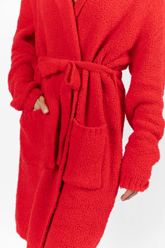 It Was All A Dream Red Robe Macy Blackwell X Pink Lily FINAL SALE Hot Sale Online