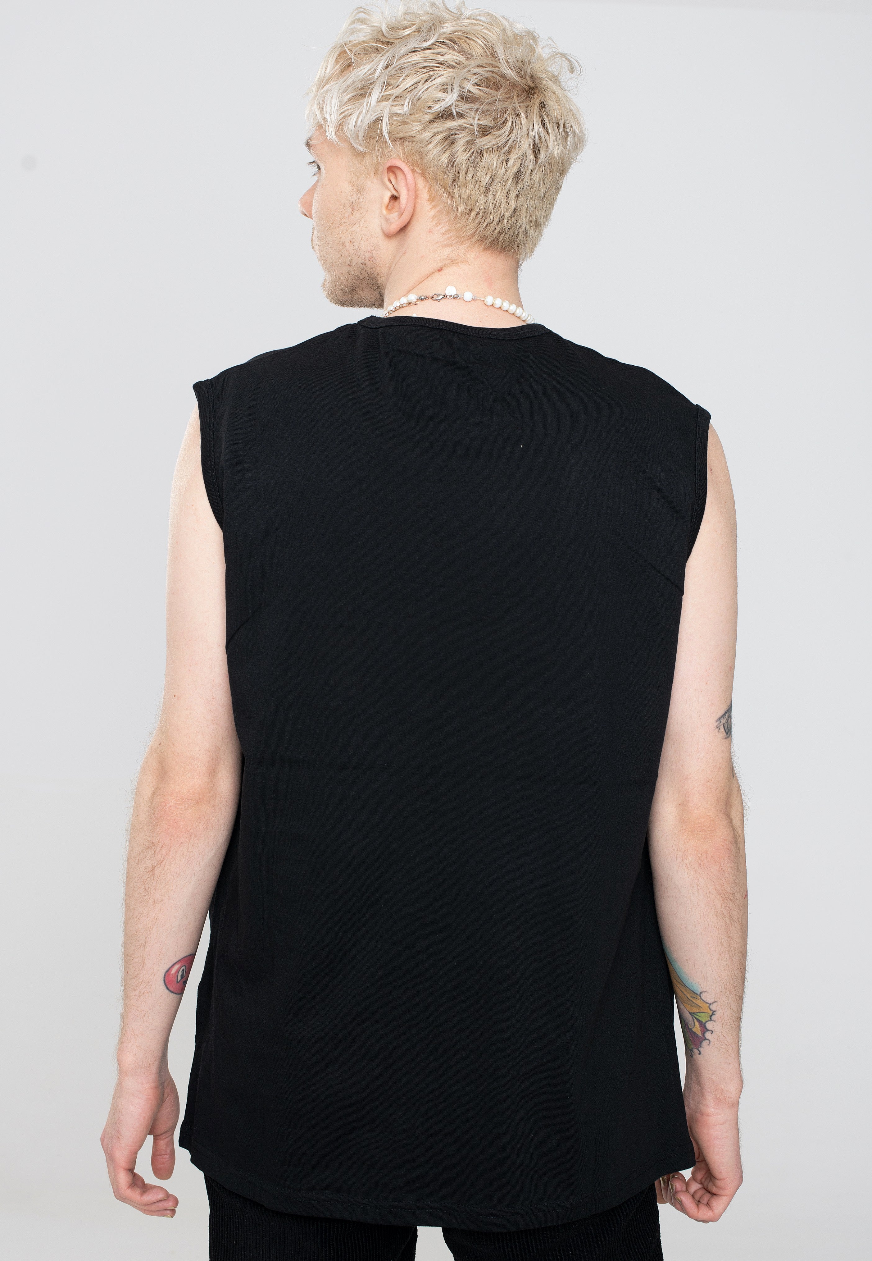 Lonsdale - Clopton Black/White - Sleeveless Cheap Pice Wholesale