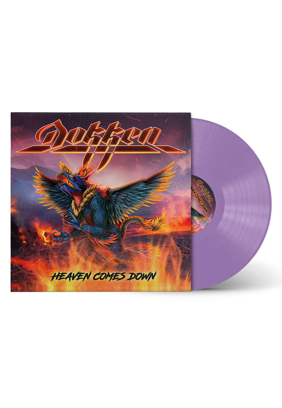 Dokken - Heaven Comes Down Lilac - Colored Vinyl Footlocker For Sale