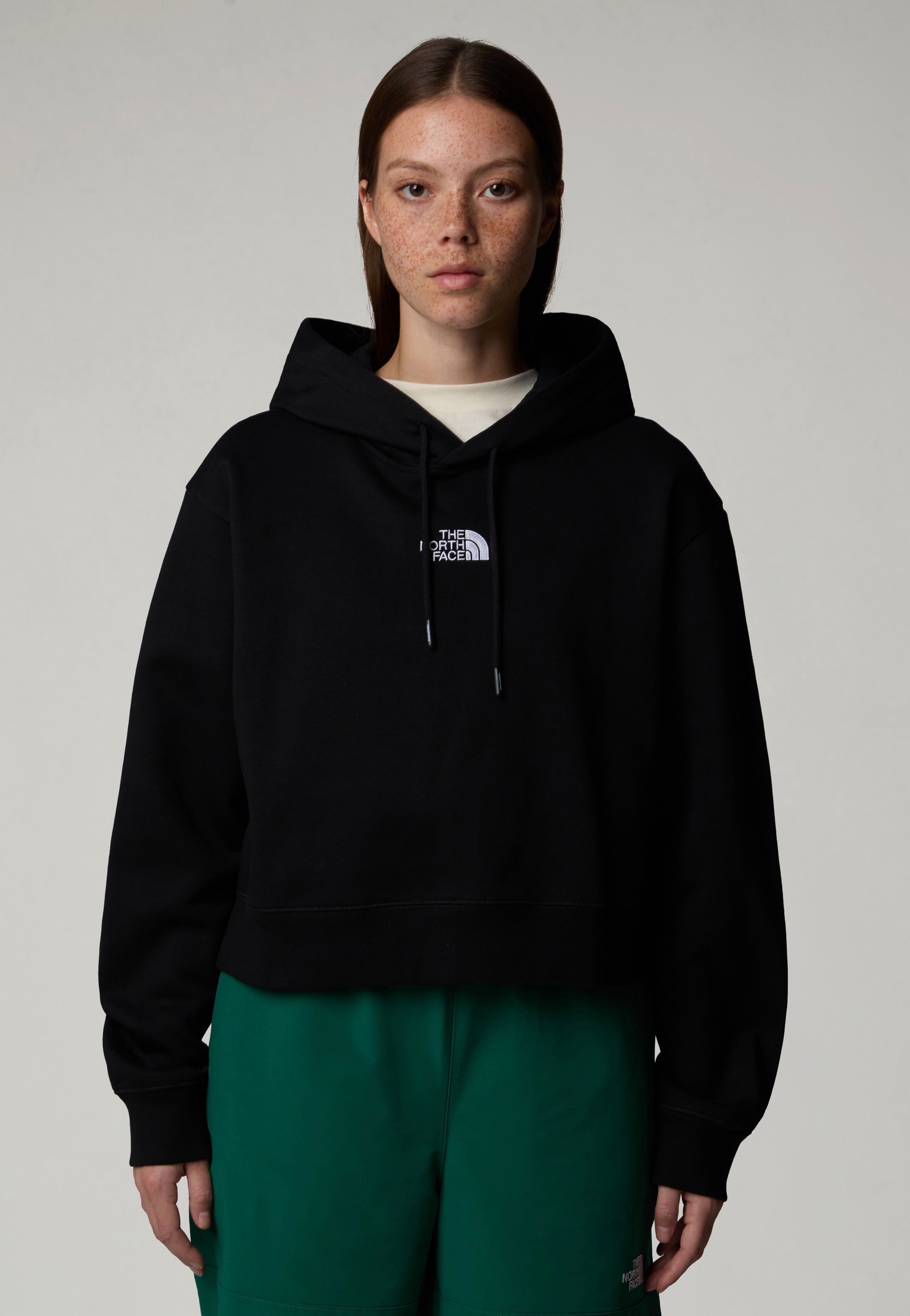 The North Face - Essential Crop Tnf Black - Hoodie Latest Cheap Online