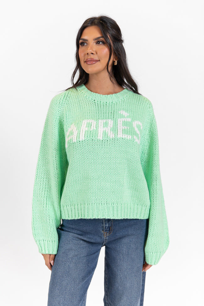 Apres Party Green Sweater SALE Hot Sale Online