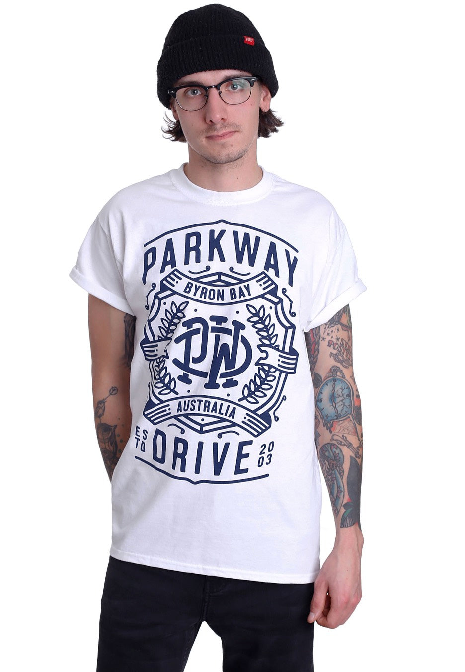 Parkway Drive - Byron Crest White - T-Shirt Cheap Sale