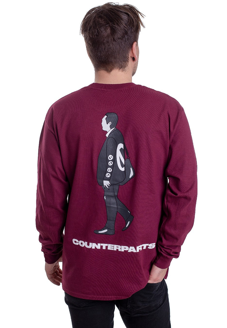 Counterparts - Private Room Maroon - Longsleeve Cheap Sale Huge Surprise