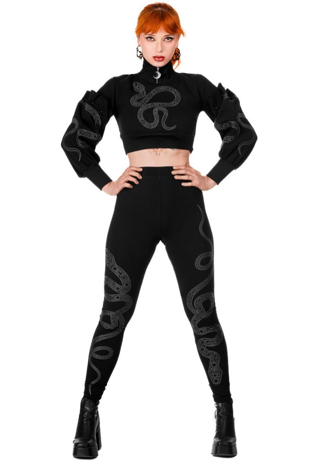 Restyle - Cathedral Snake Black - Leggings Deals Cheap Pice