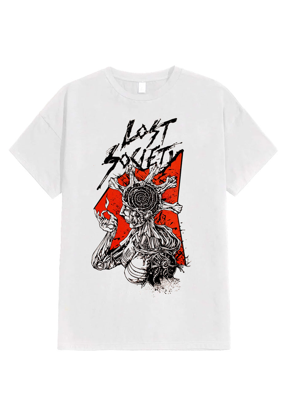 Lost Society - Fists White - T-Shirt Clearance Purchase