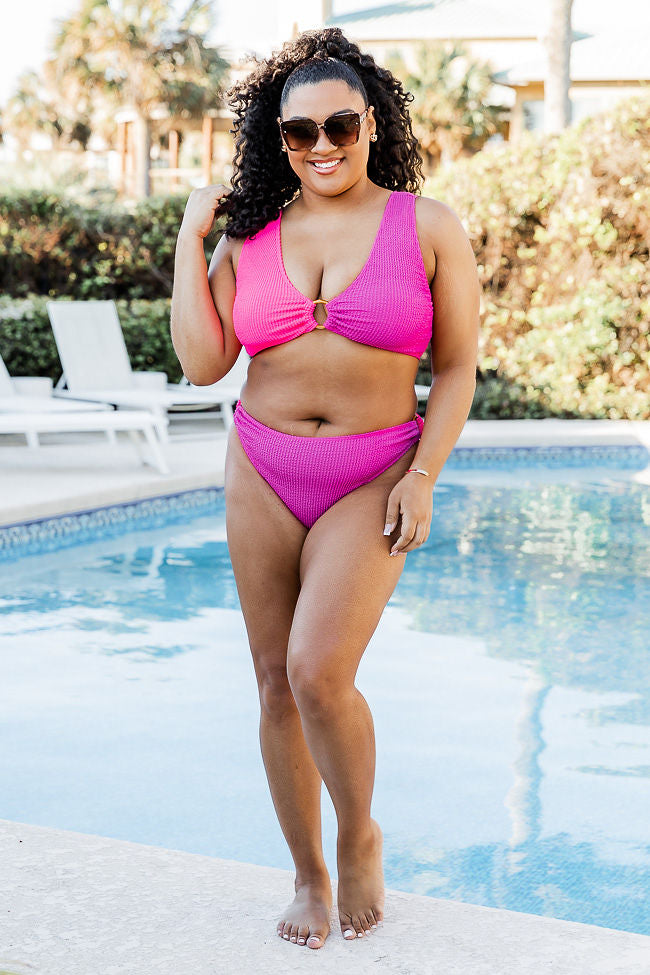 Shell-abrate Magenta Swimsuit Bottoms FINAL SALE Sale Online Online