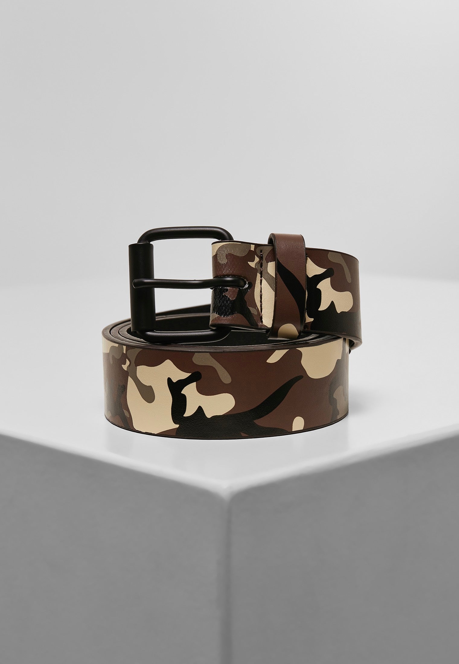 Urban Classics - Synthetic Leather Camo Browncamo - Belt Official Site