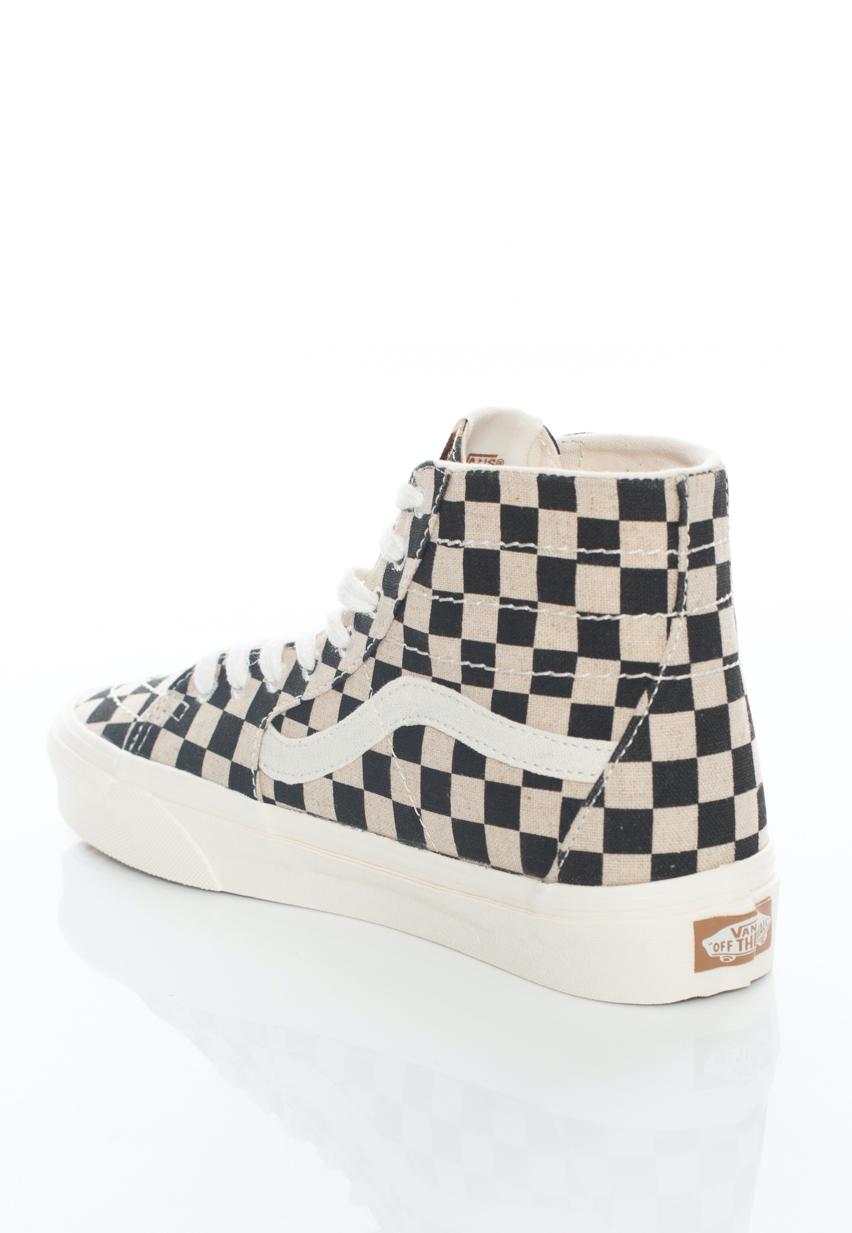 Vans - Sk8 Hi Tapered Eco Theory Checkerboard - Shoes Where To Buy