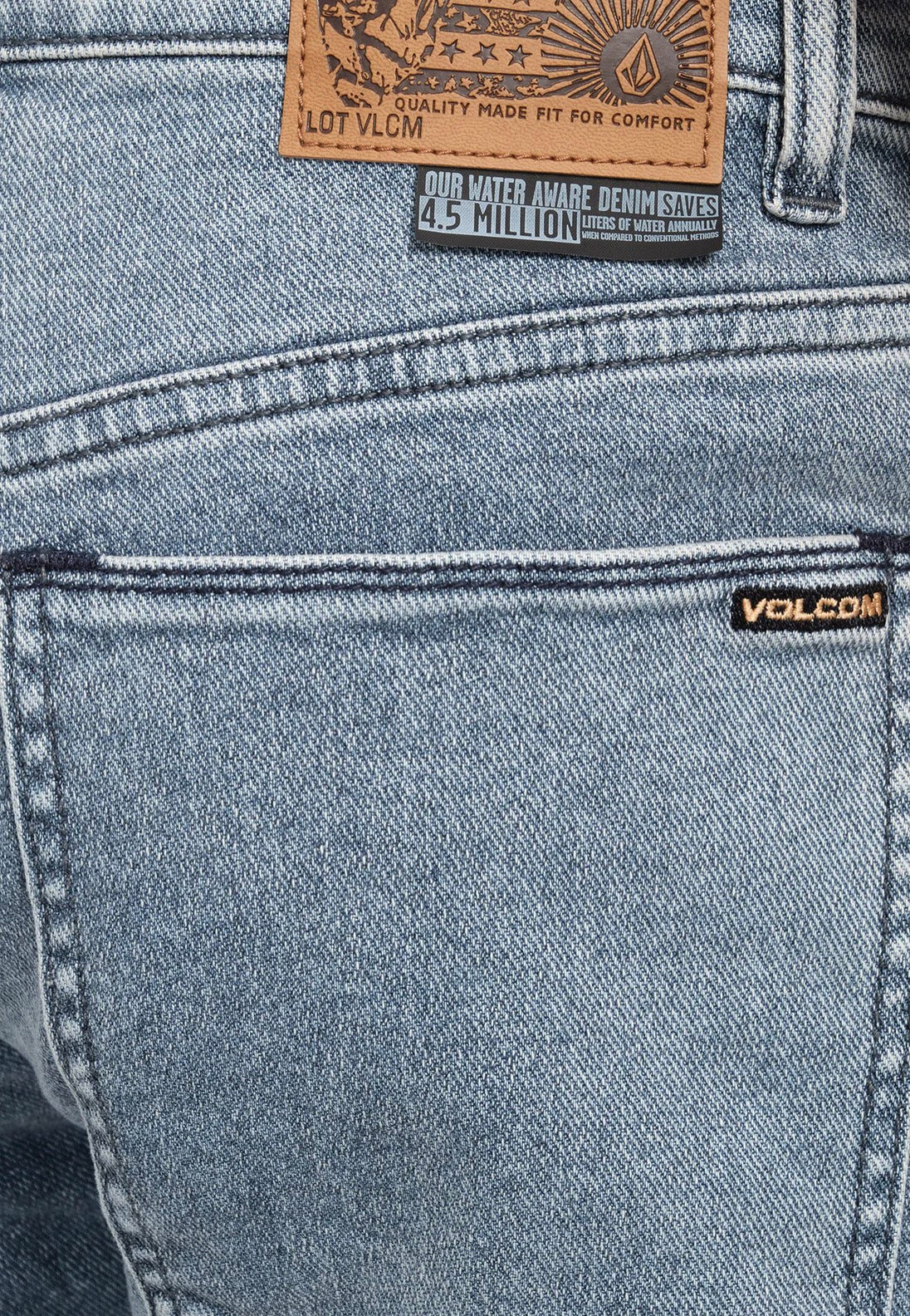 Volcom - Solver Ash Blue - Jeans Cheap Sale View