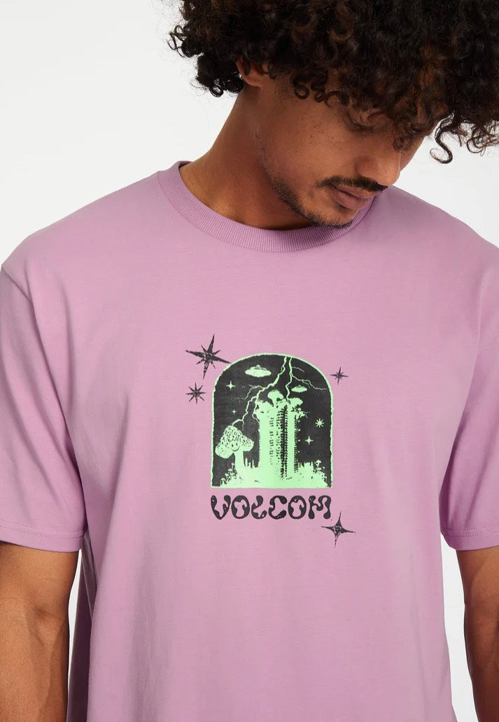 Volcom - Fa Filip Rygalski Steel Purple - T-Shirt Clearance Low Pice Fee Shipping