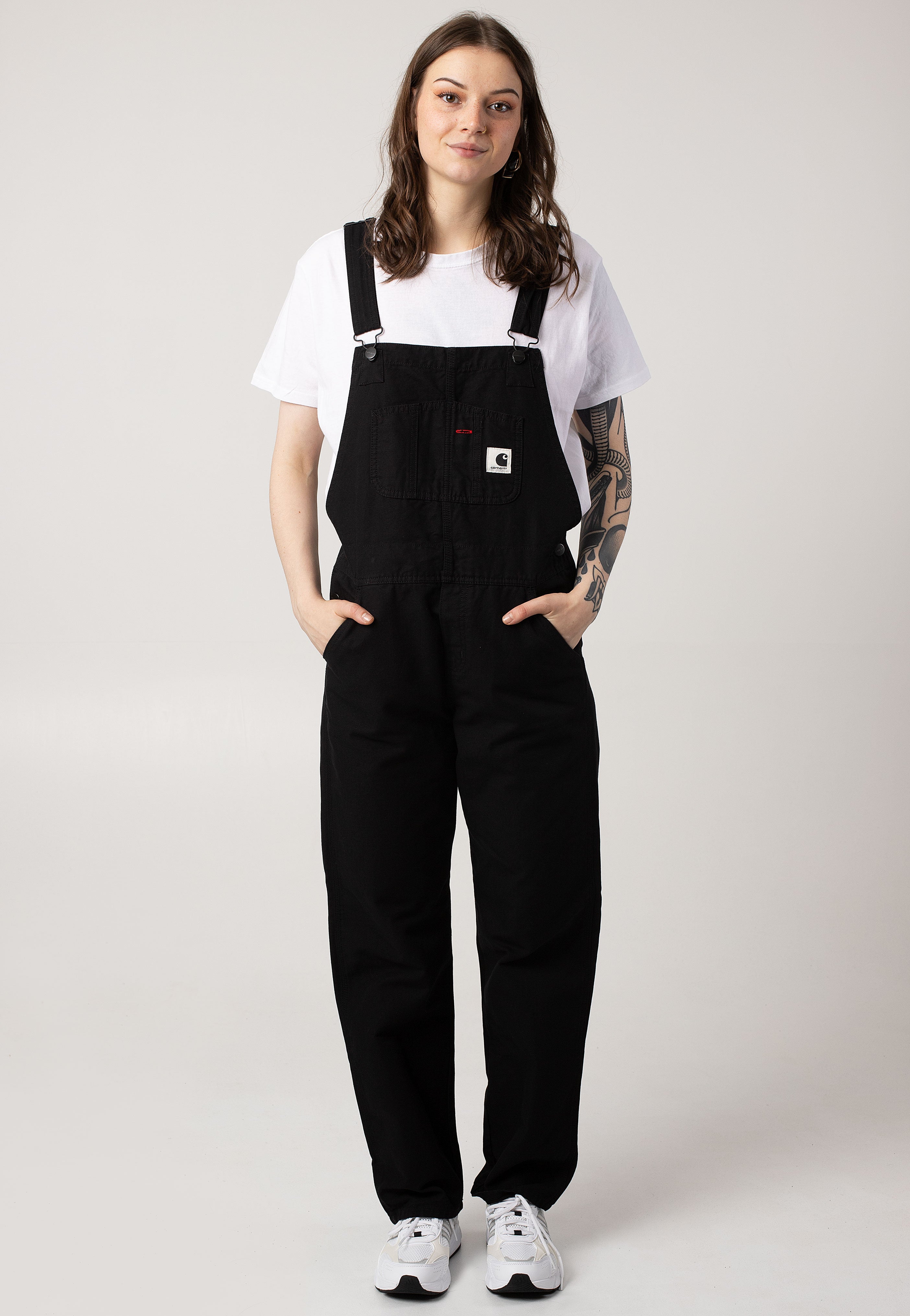 Carhartt WIP - W' Bib Overall Straight Rinsed Black - Pants