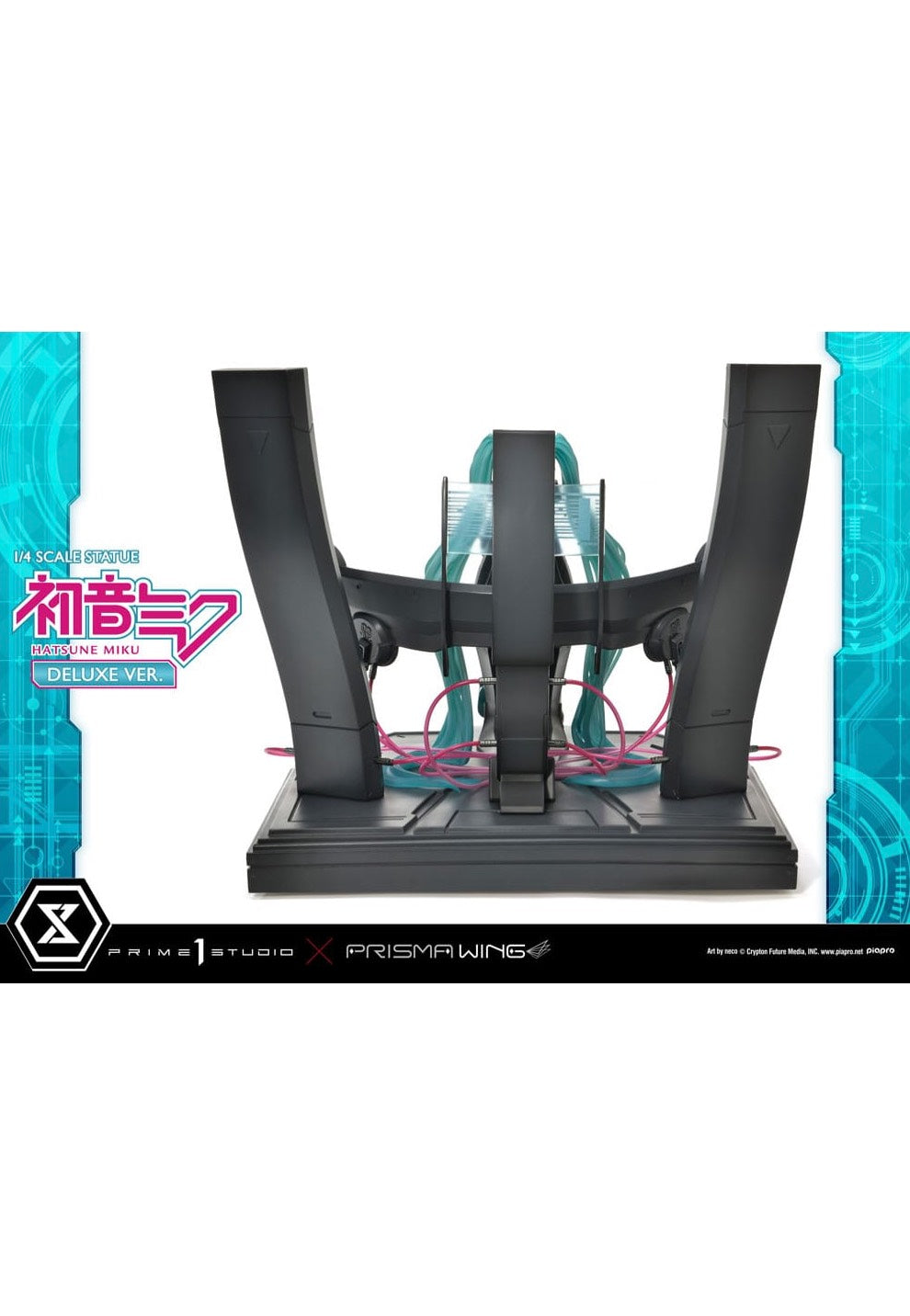 Hatsune Miku - Prisma Wing 1:4 Hatsune Miku Art by neco Deluxe Bonus - Statue Outlet Hot Sale