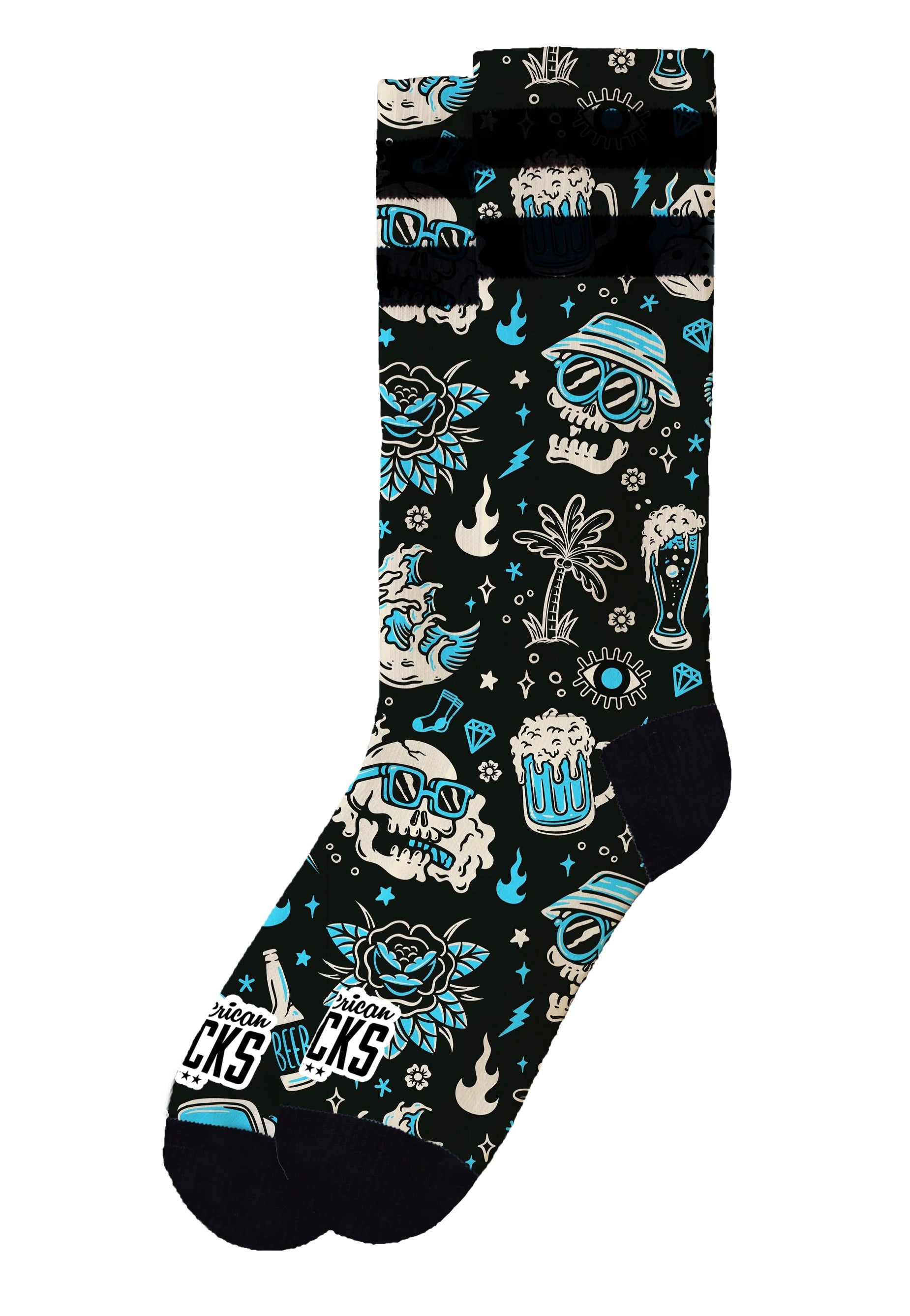 American Socks - Dopamine Mid High Black - Socks Buy Cheap Affordable