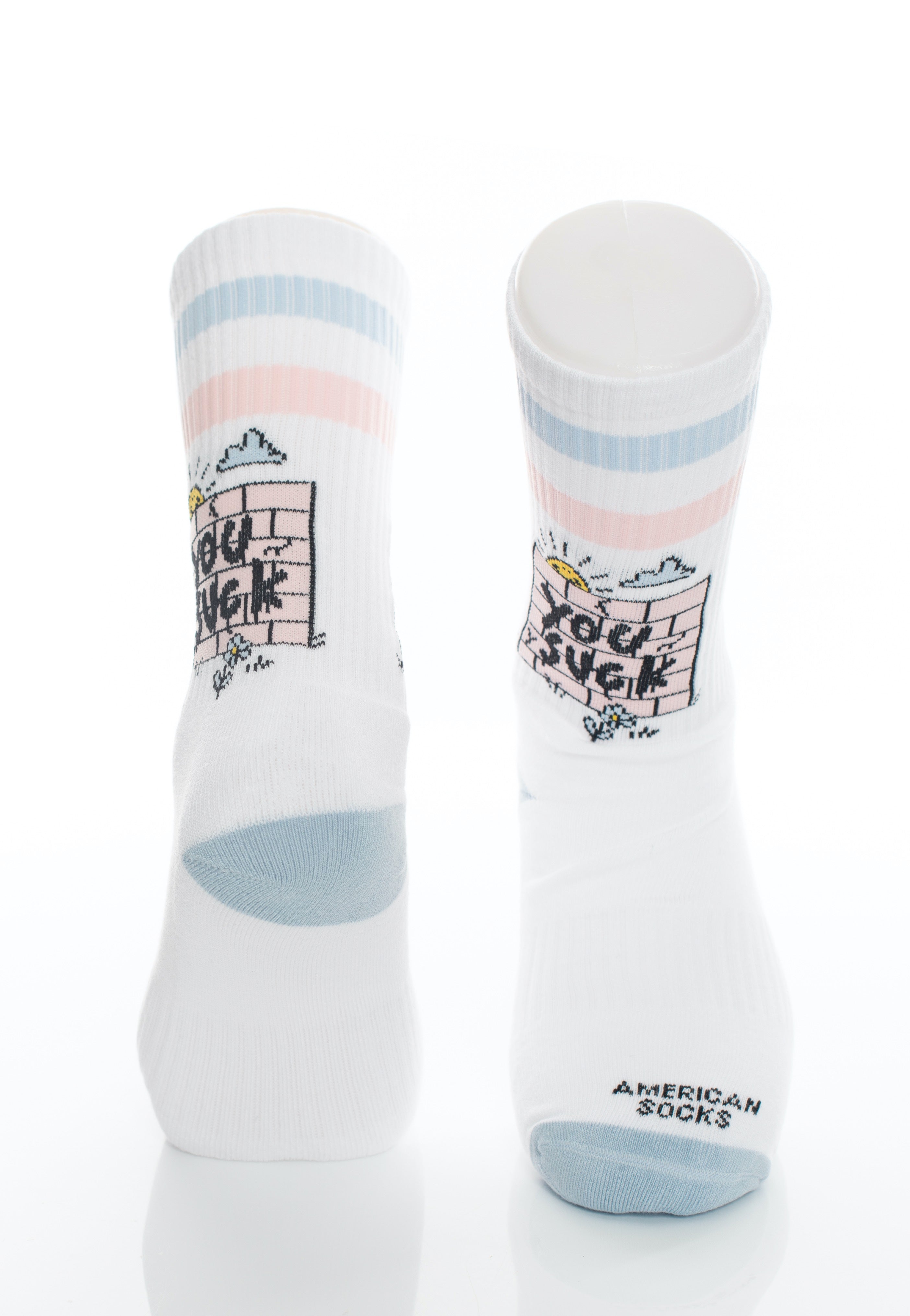 American Socks - You Suck Mid High - Socks Cheap Sale Free Shipping