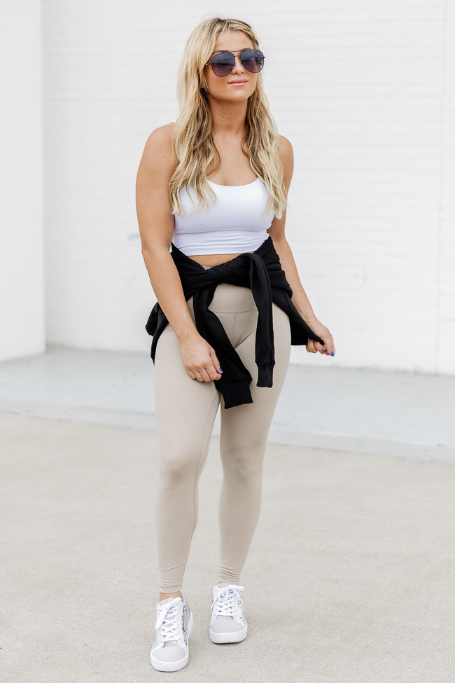 Raise The Standard Beige Active Leggings FINAL SALE Latest Collections Online