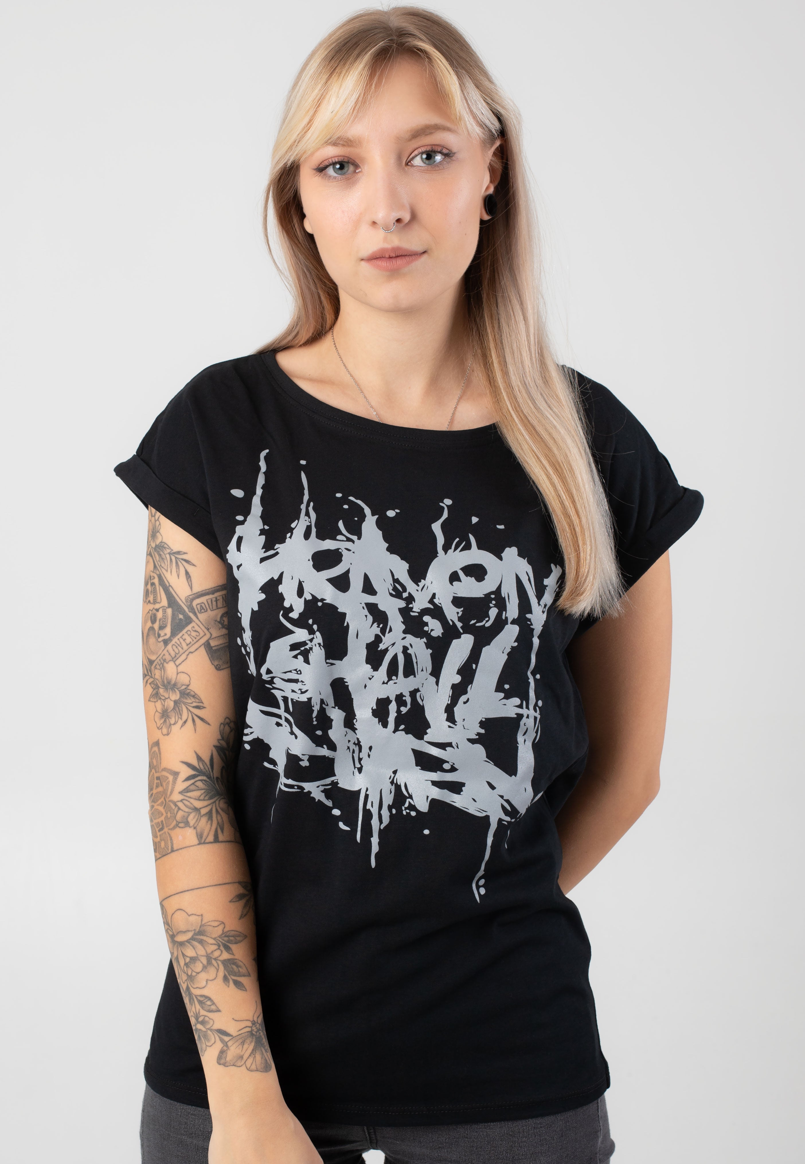 Heaven Shall Burn - Grey Stacked Logo - Girly Free Shipping Low Pice Fee Shipping