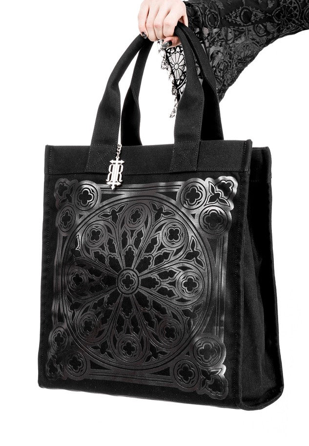 Restyle - Rosarium Tote Black - Bag Shop For Cheap Online