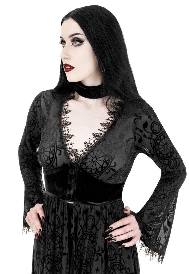 Restyle - Dark Angel Burnout Black - Jacket Marketable