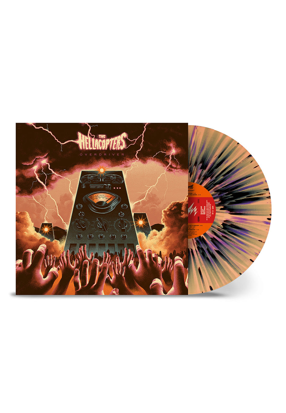 The Hellacopters - Overdriver Ltd. Apricot/ Purple/ Black Indie Exclusive - Splatter Vinyl Cheap View