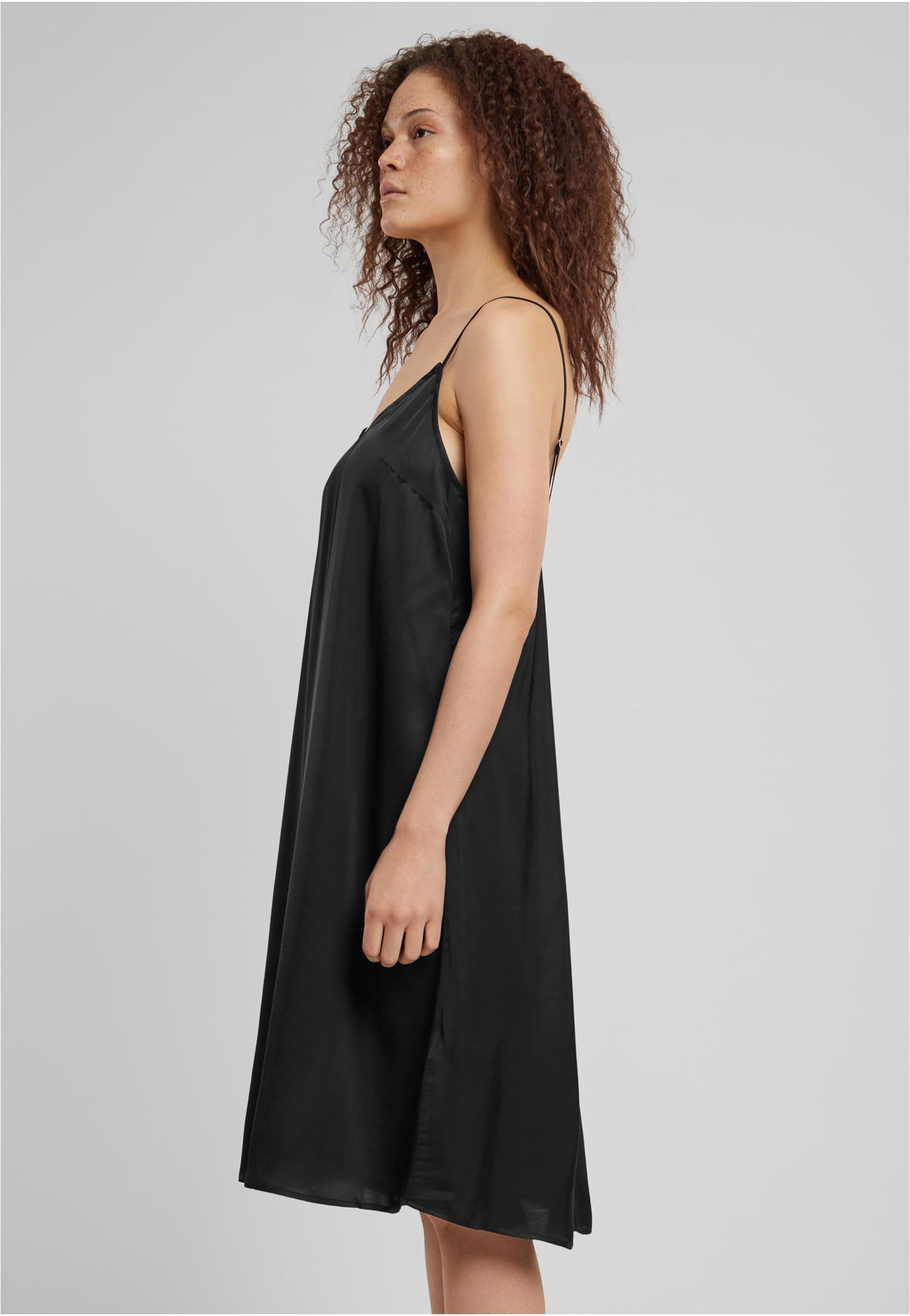 Urban Classics - Ladies Viscose Satin Slip Black - Dress Cheap Free Shipping