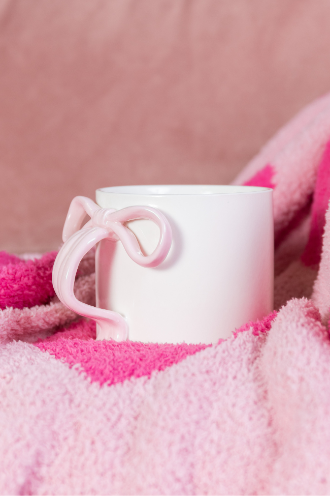 Pink Bow Mug Outlet