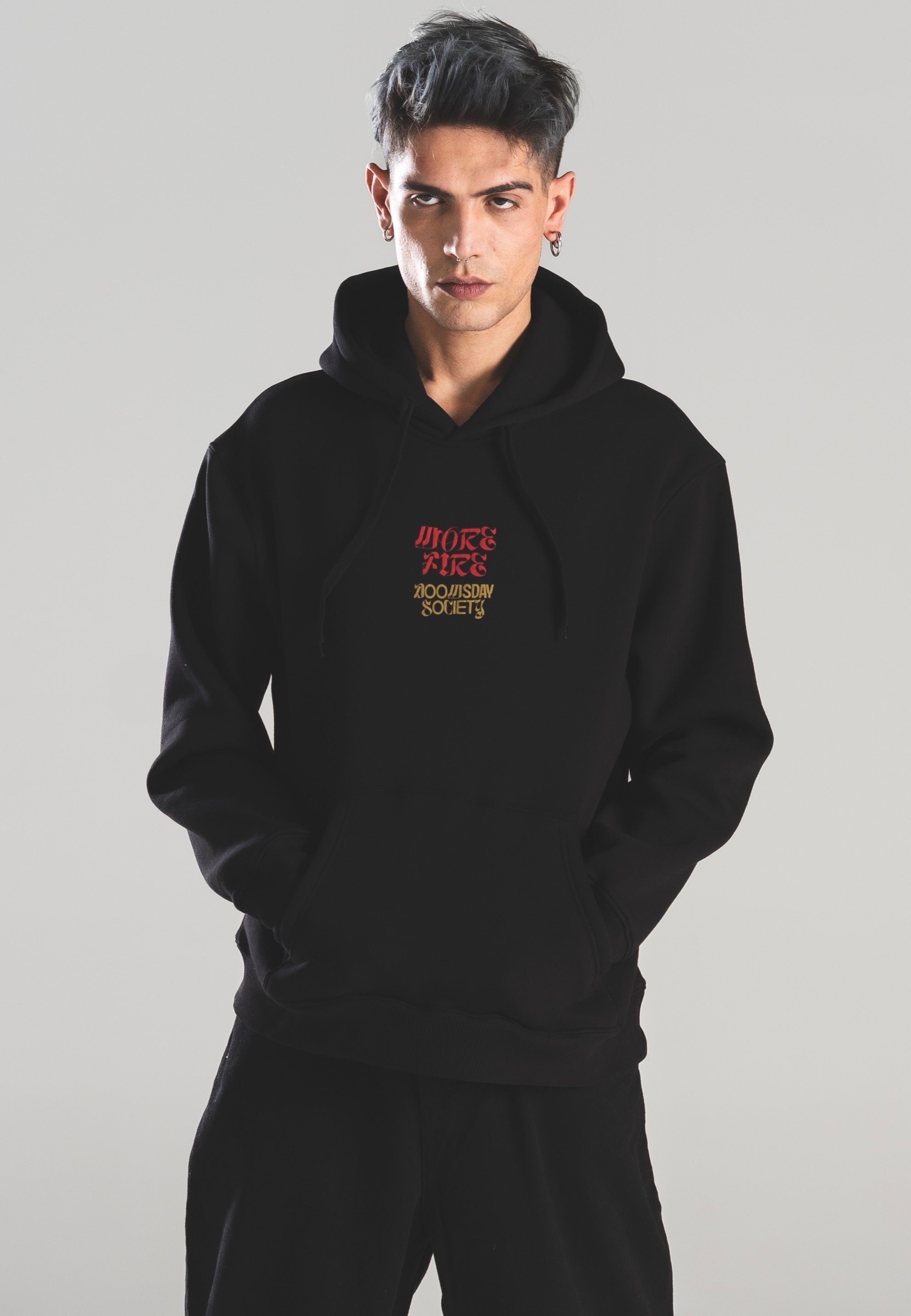 Doomsday Society - More Fire Black - Hoodie Discount Sast