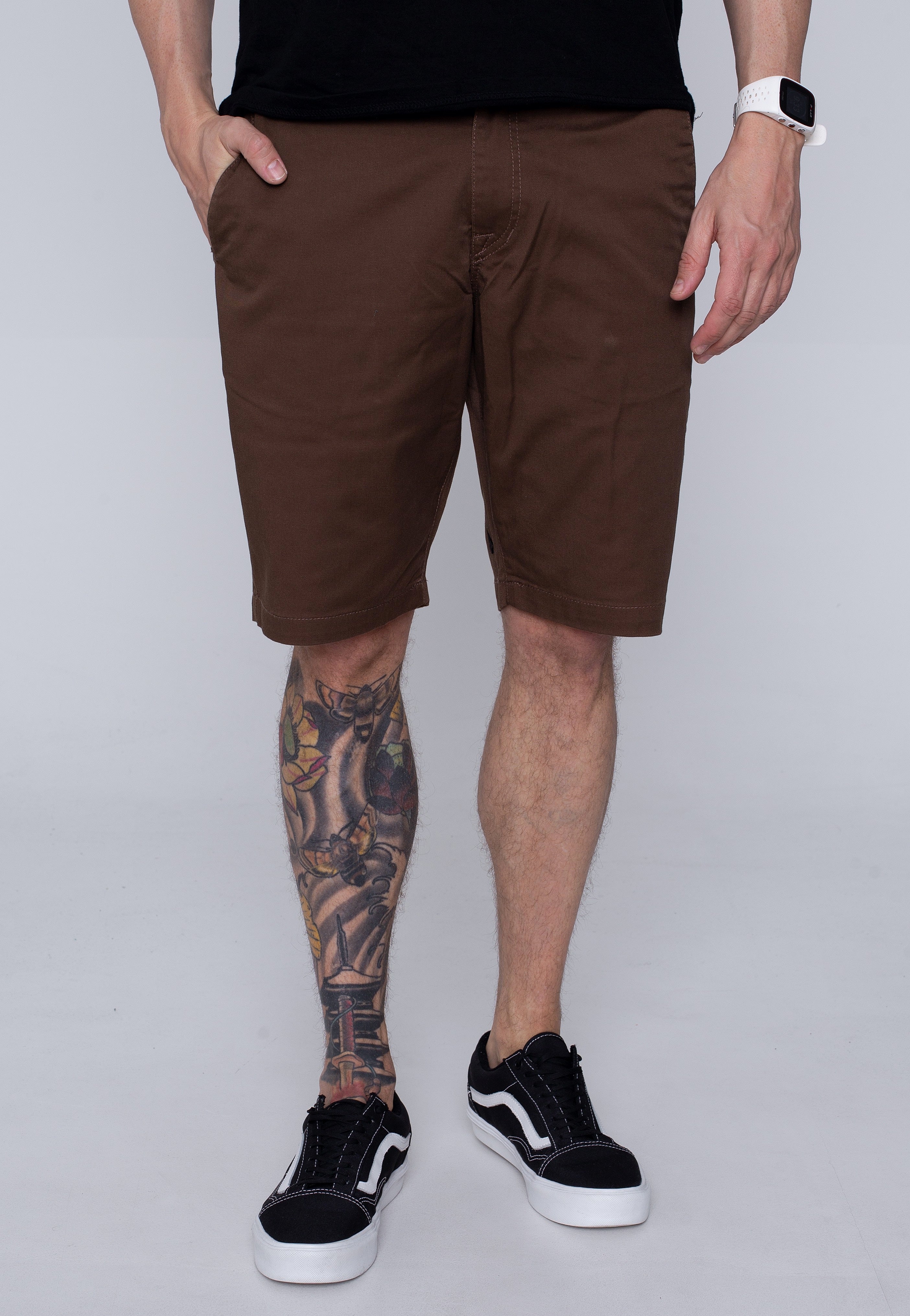 Volcom - Frckn Mdn Strch Sht 21 Dark Earth - Shorts Free Shipping Cheap