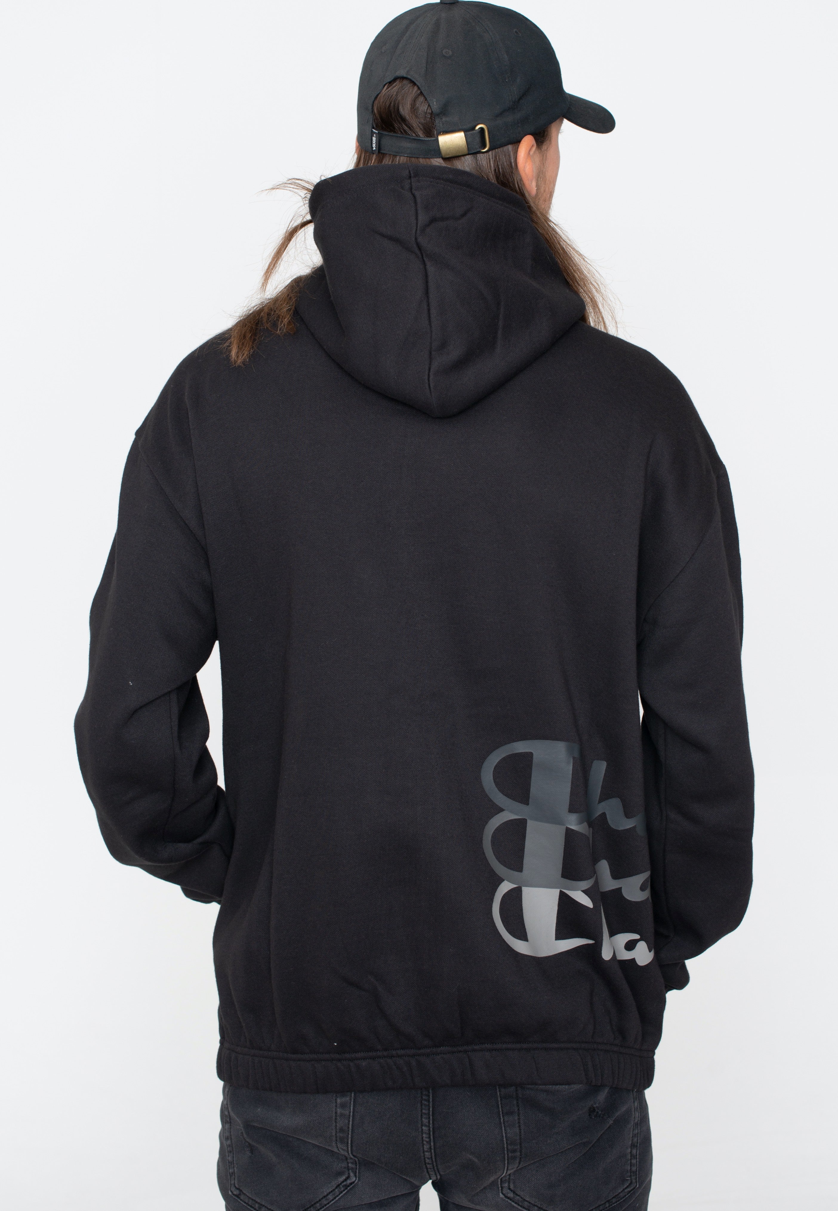 Champion - Hooded Full Zip Black Beauty - Zipper Excellent