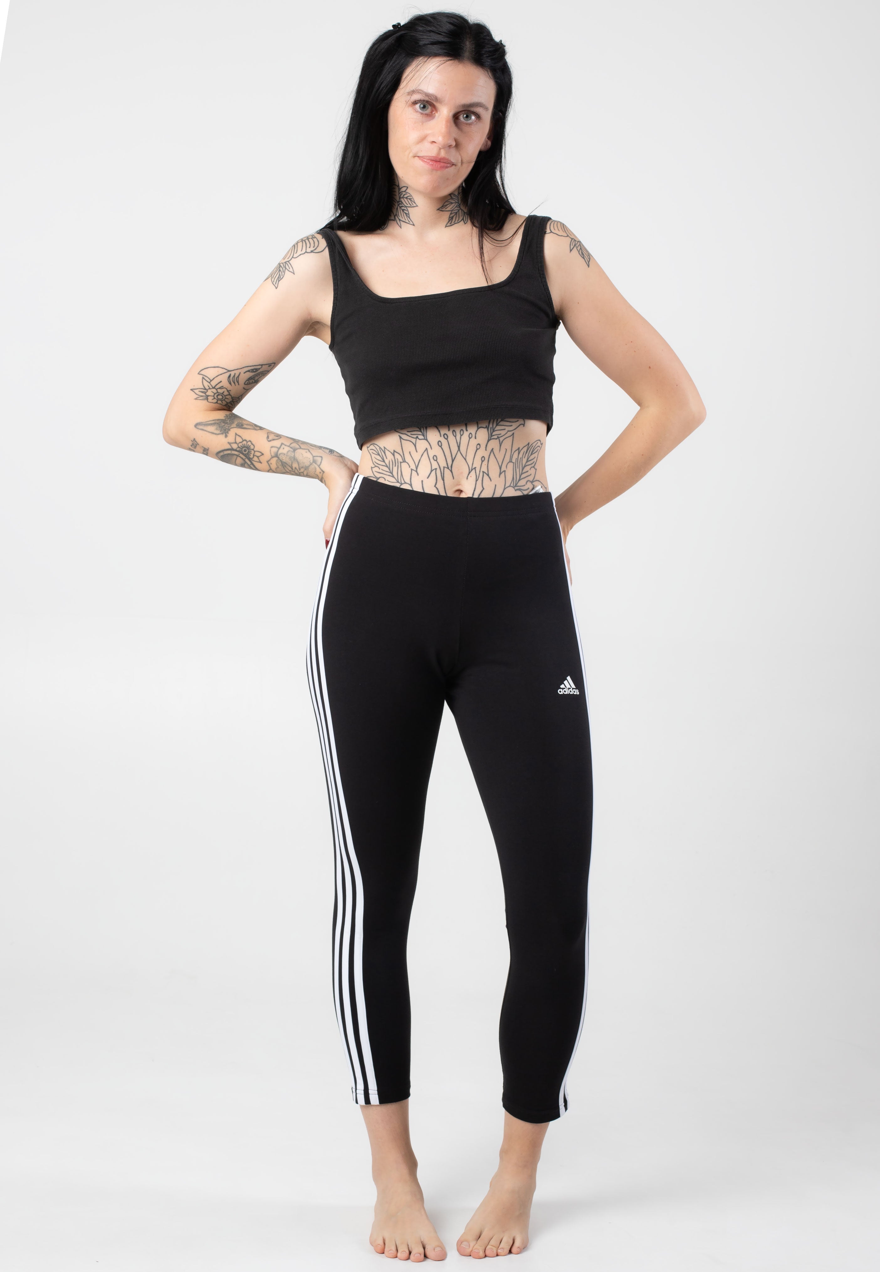 Adidas - W 3S Black/White - Leggings Clearance Low Shipping