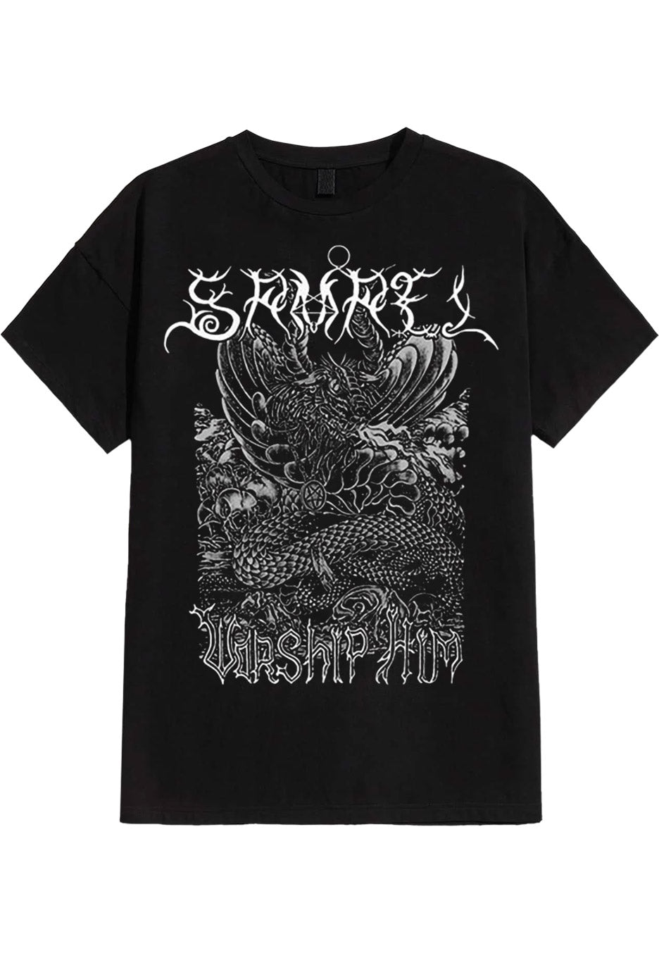 Samael - Worship Him - T-Shirt Free Shipping Cheap Pice