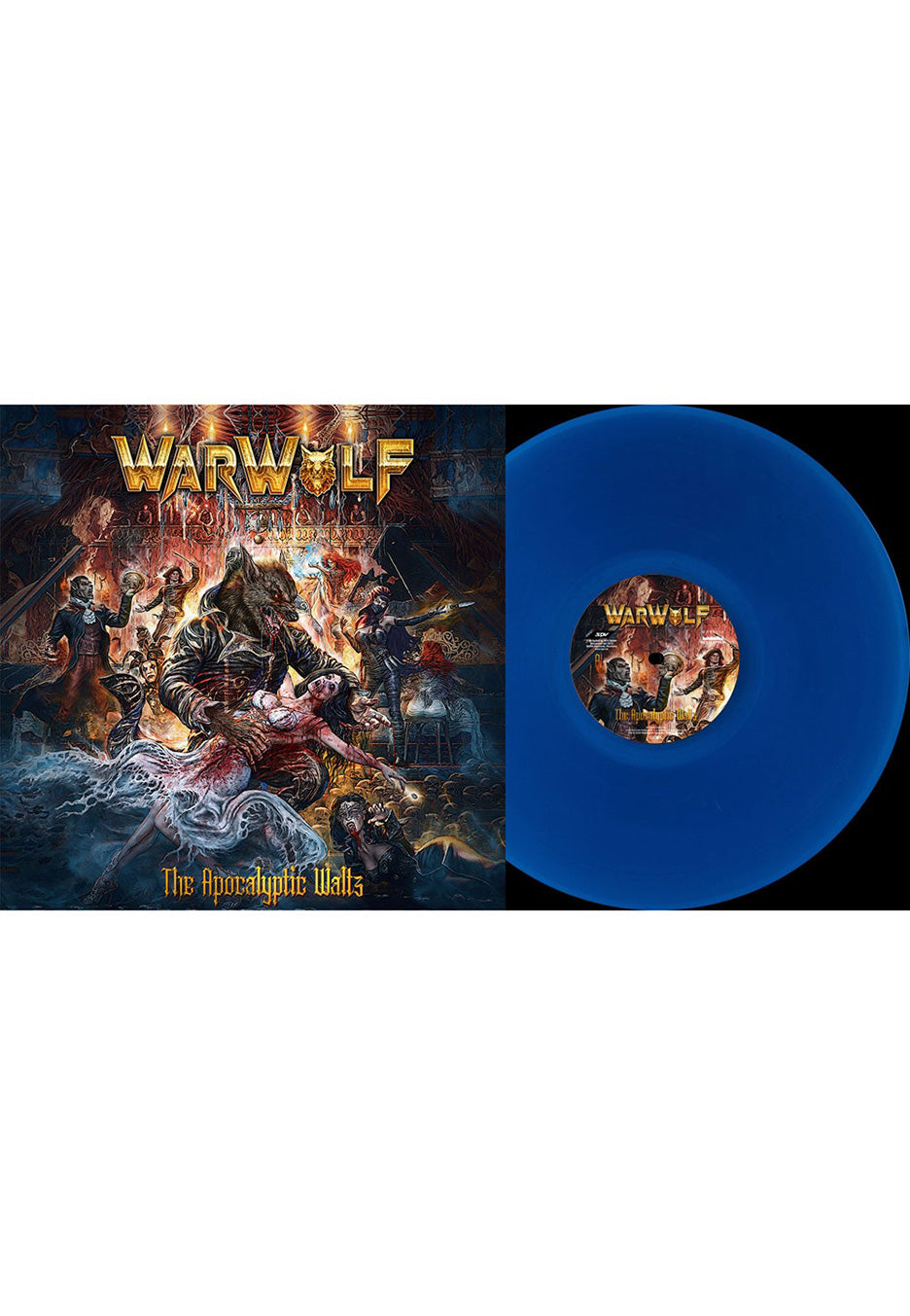 Warwolf - Apocalyptic Waltz Transparent Blue - Colored Vinyl Reliable Sale Online