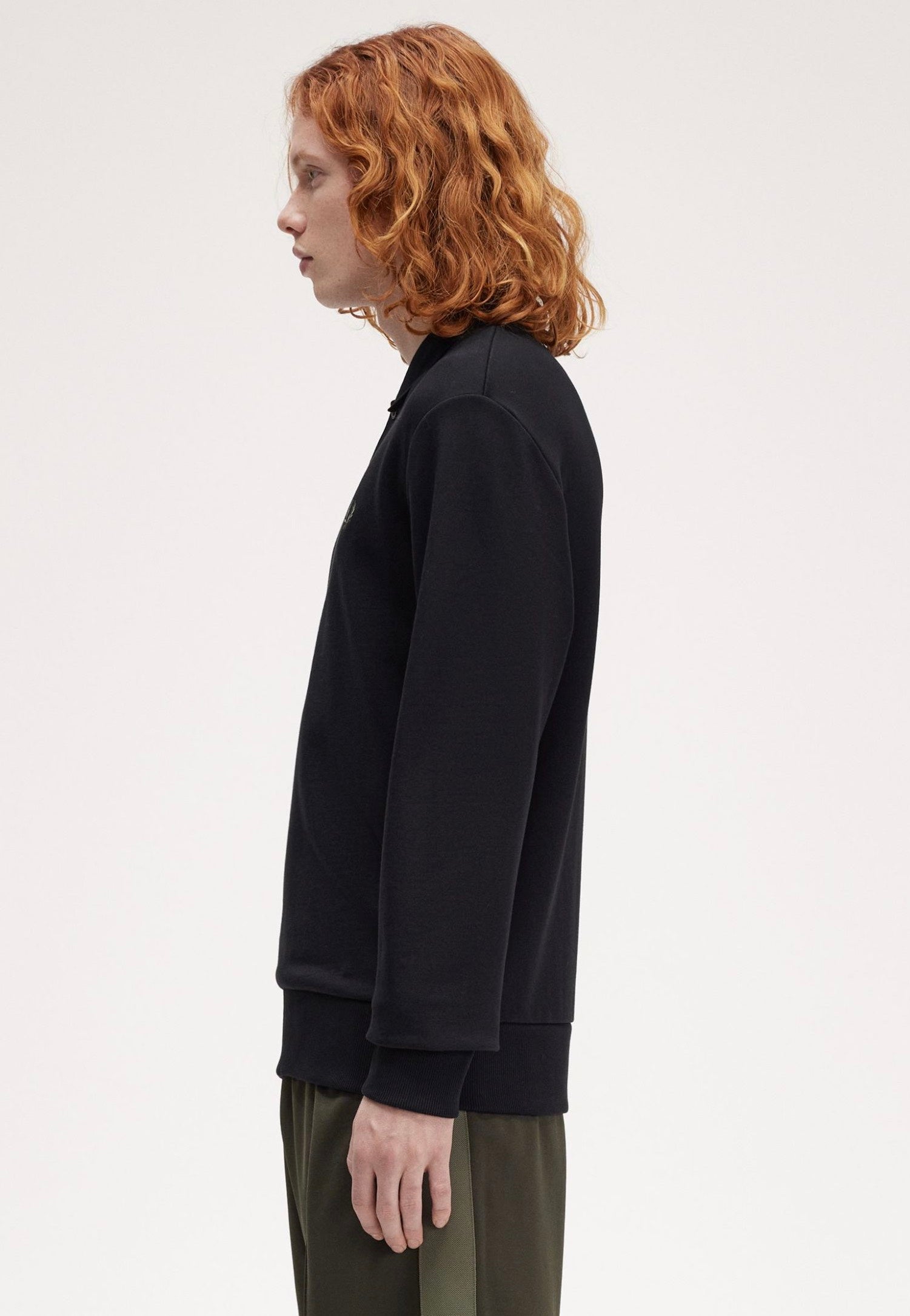 Fred Perry - Collared Black - Sweater Newest Cheap Online