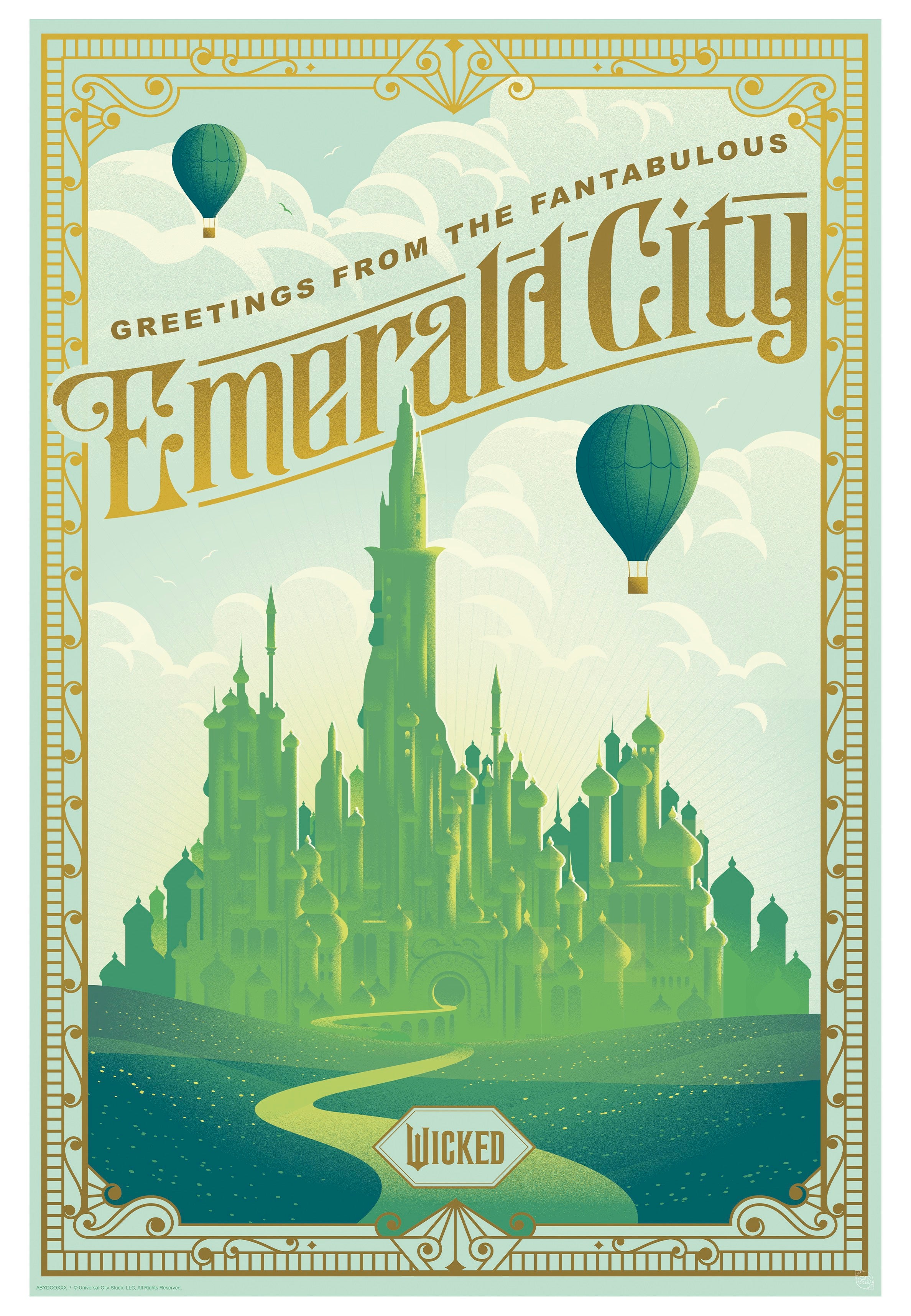 Wicked - Emerald City Maxi - Poster 2025 Online