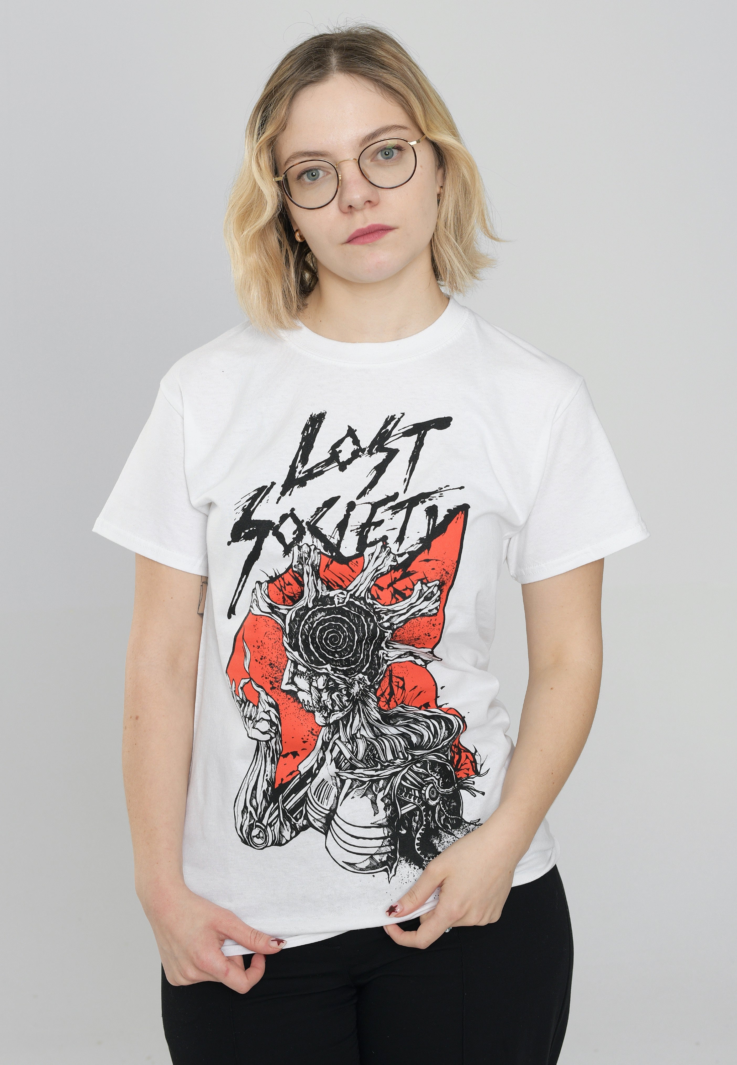 Lost Society - Fists White - T-Shirt Clearance Purchase