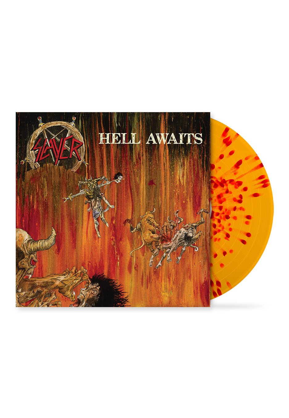 Slayer - Hell Awaits Orange/Red - Splattered LP Cheap Lowest Pice