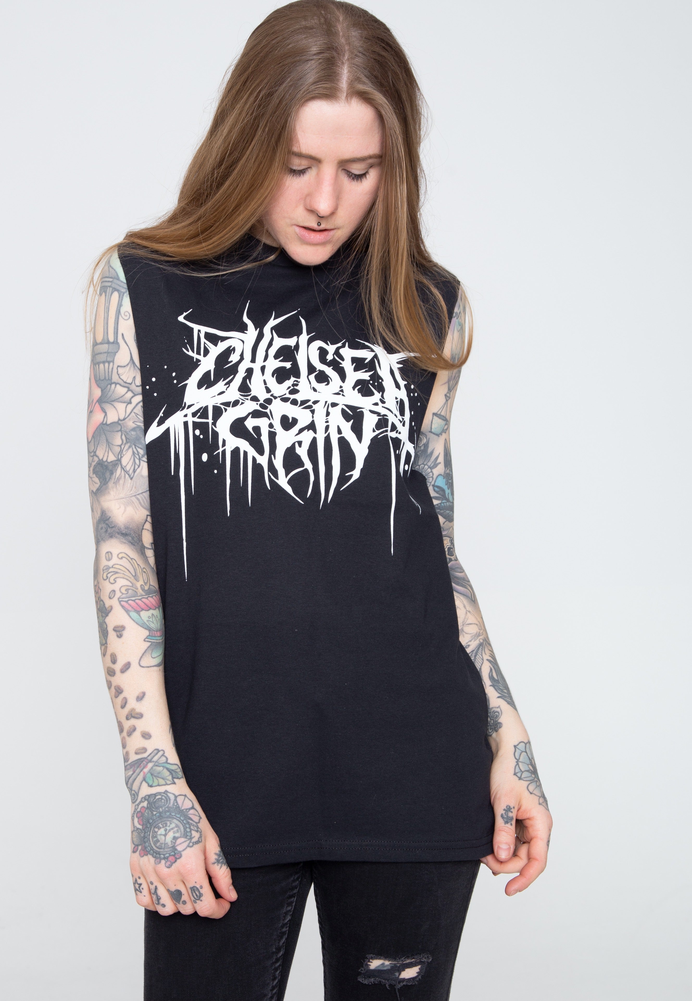 Chelsea Grin - Simple Logo - Sleeveless Discount Best Store To Get