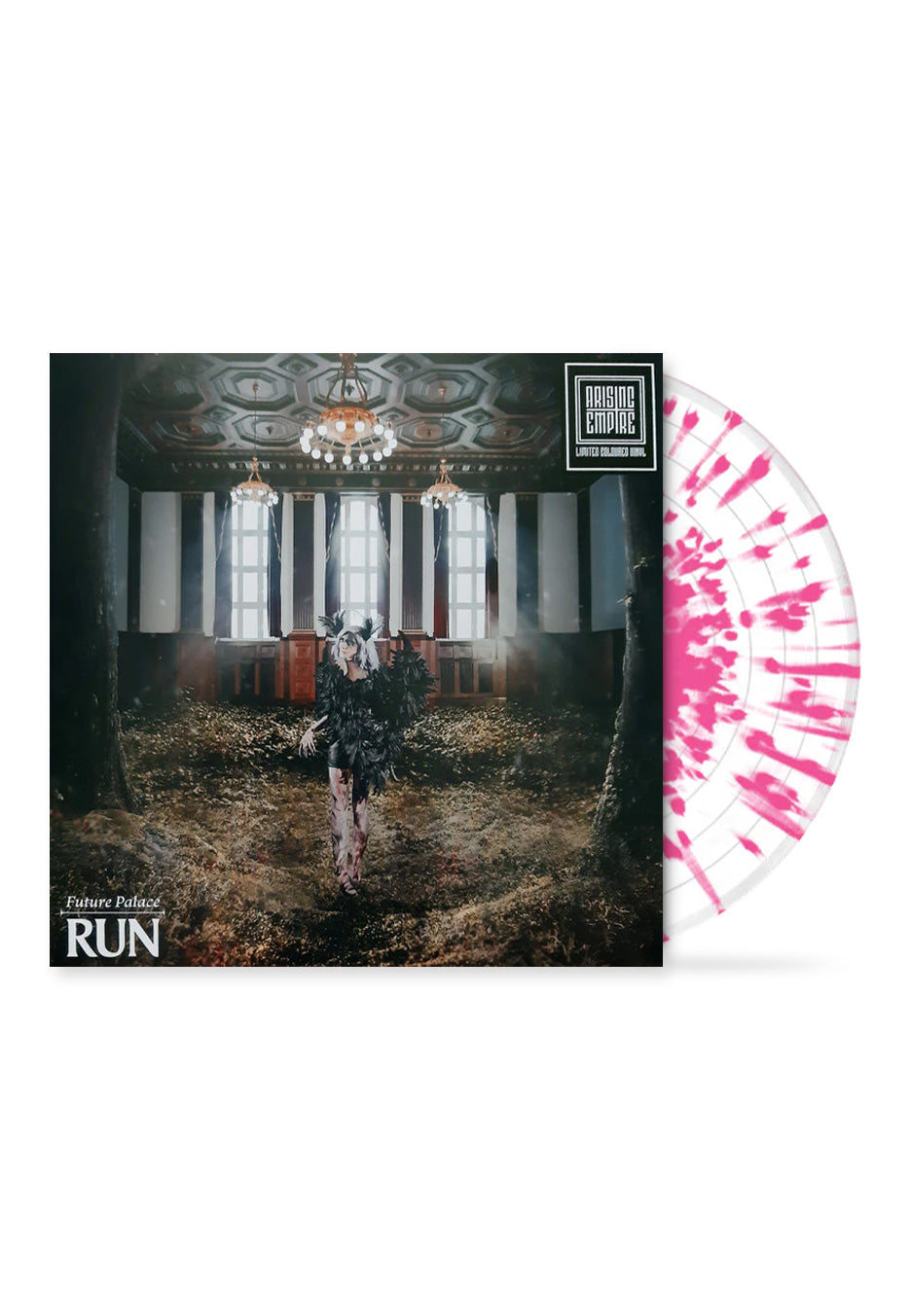 Future Palace - Run Clear/Pink - Splattered Vinyl 100% Authentic Cheap Online