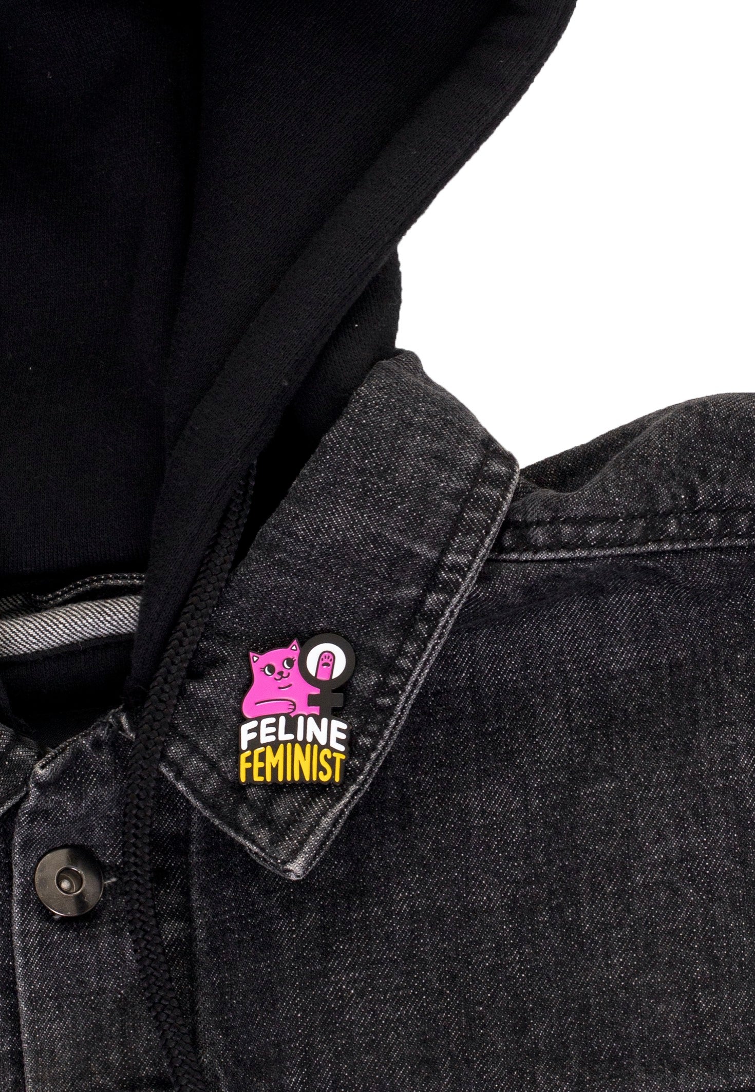 Punky Pins - Feline Feminist Soft Enamel - Pin Outlet Ebay