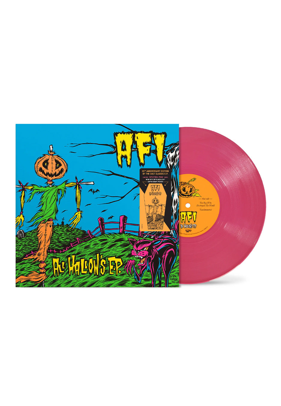 AFI - All Hallow's E.P. (Ltd. 25th Anniversary Edition) Spectral Pink - Colored 10 Inch