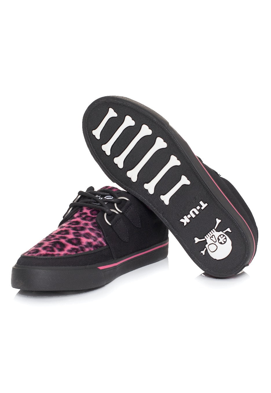 T.U.K. - VLK Creeper Sneaker Pink Leopard Vamp - Girl Shoes Cheap Best Pices