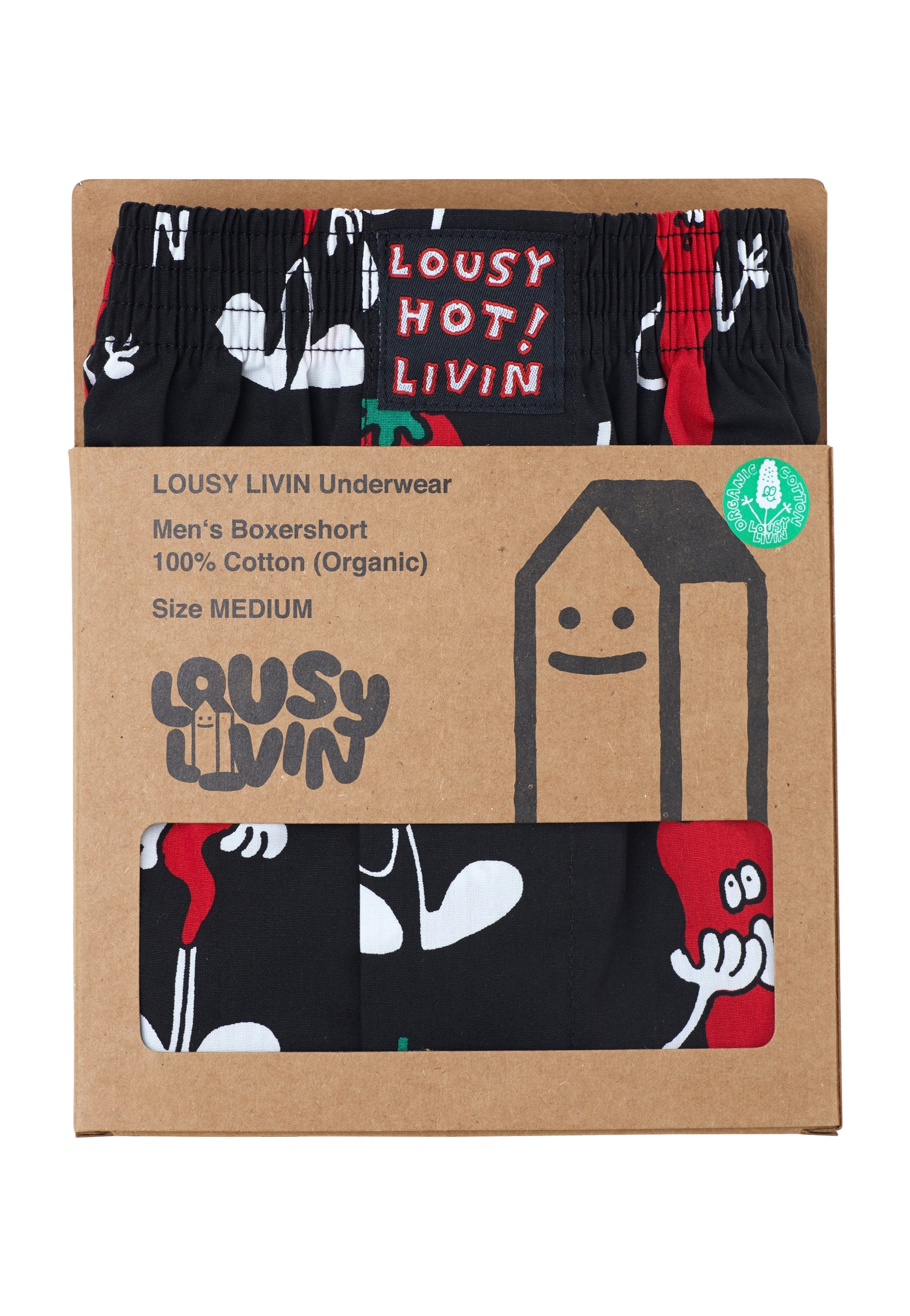 Lousy Livin - Chilli Black - Boxershorts Online Cheap Pice